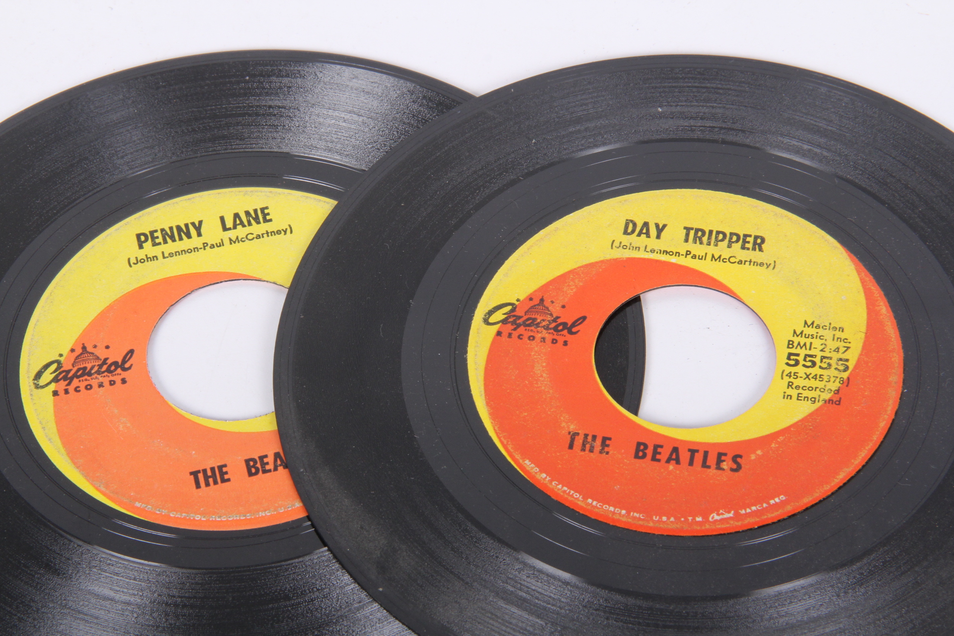 Beatles Vintage 45 Record Collection