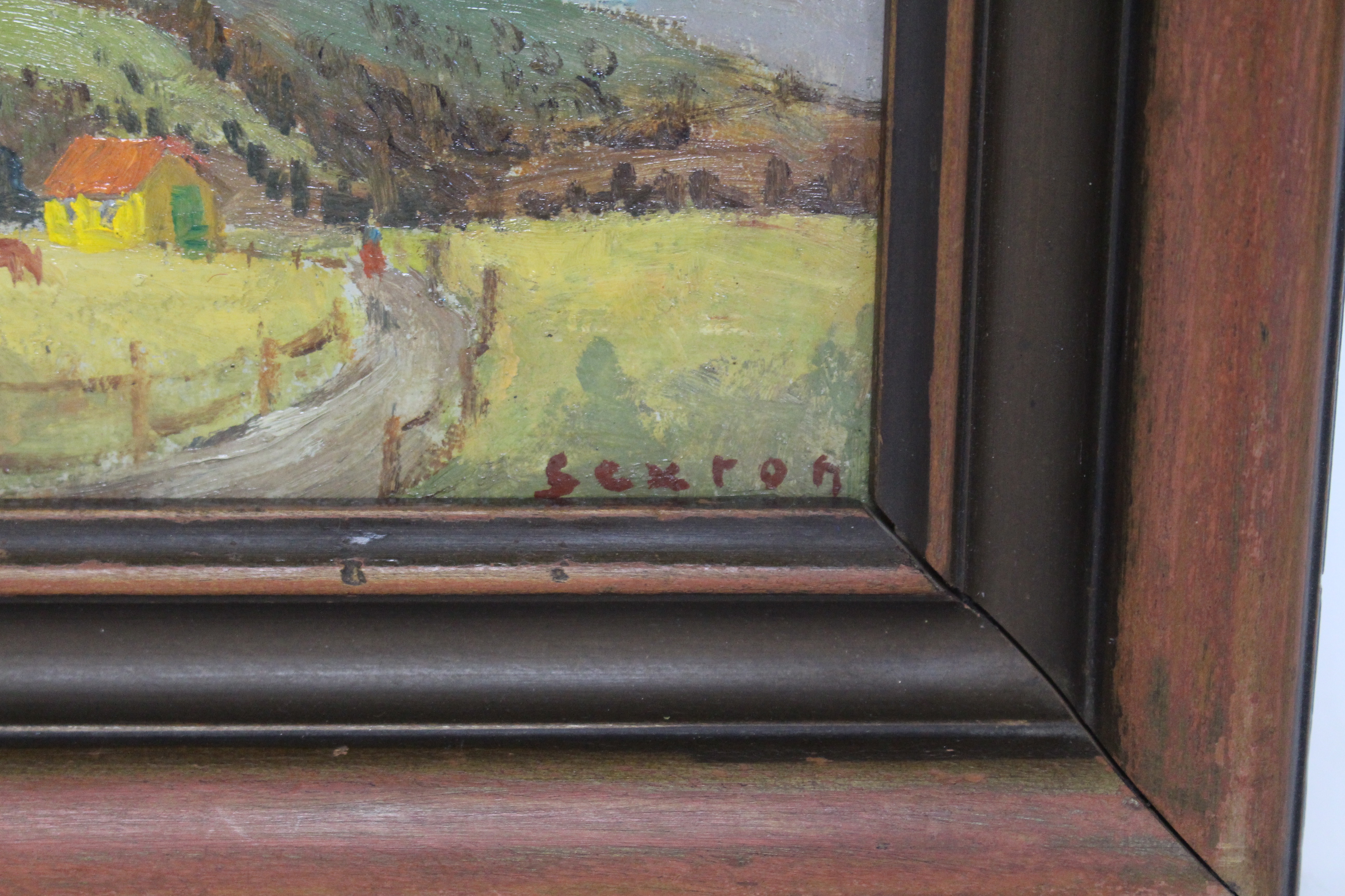 Kooteney Farm Oil Painting by Frederick Lester Sexton