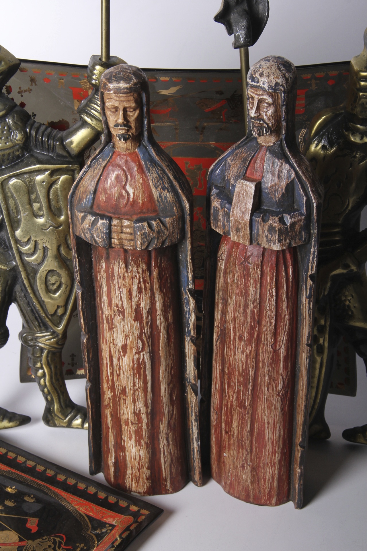 Grouping of Medieval and Military Theme Decor