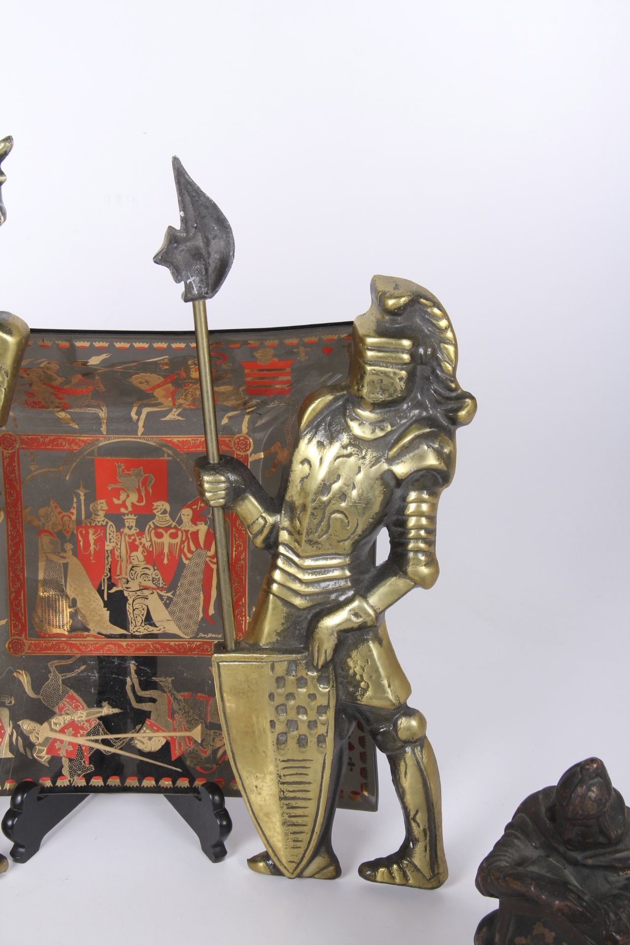 Grouping of Medieval and Military Theme Decor