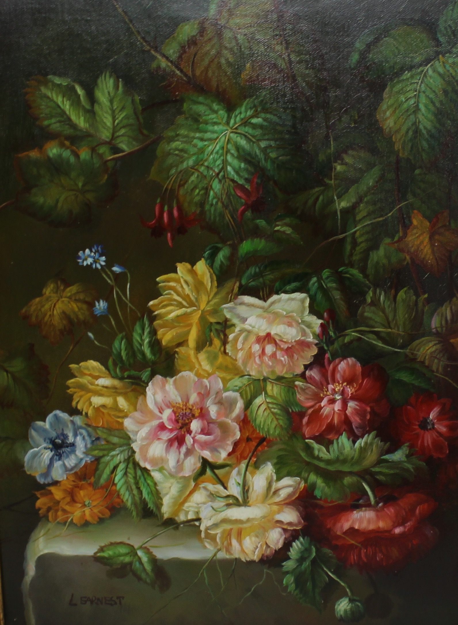 Floral Still Life Oil Painting
