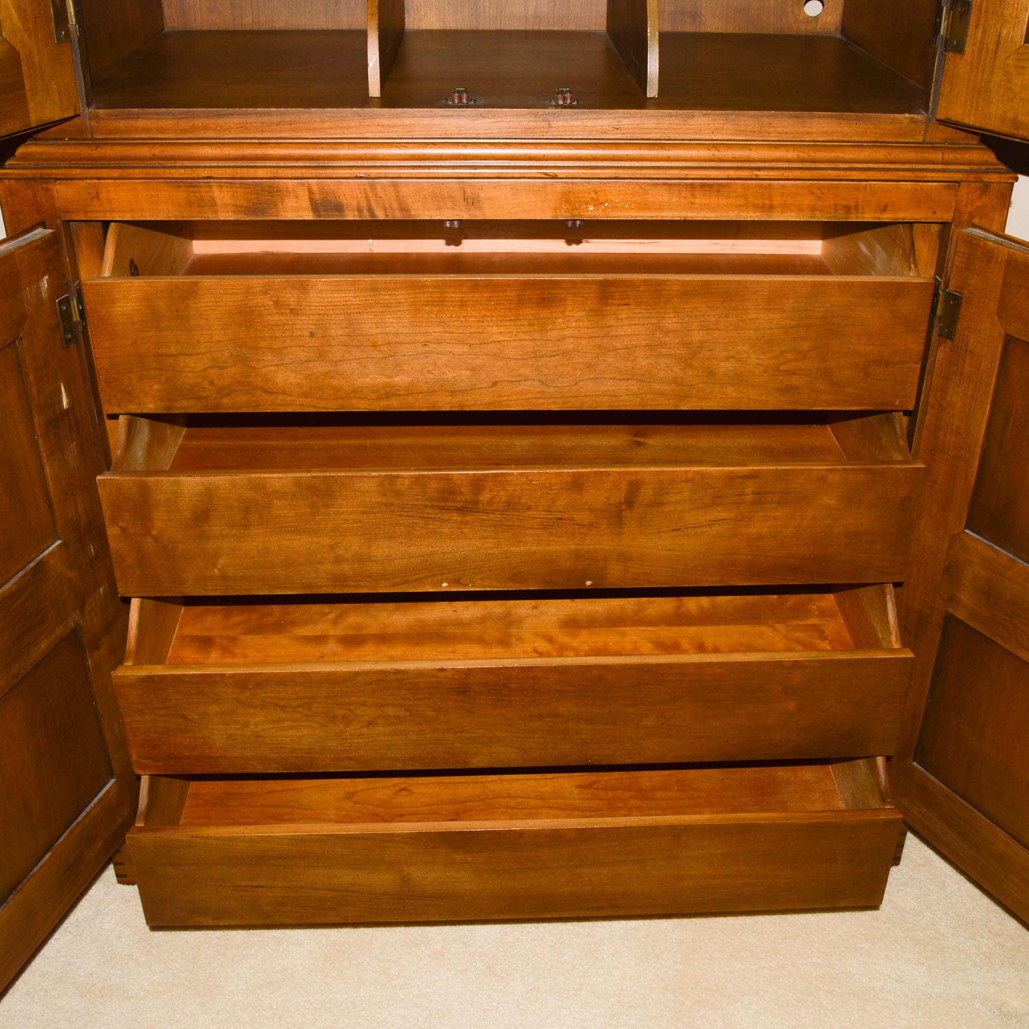 Drexel Heritage Country Collectibles Armoire Entertainment Center