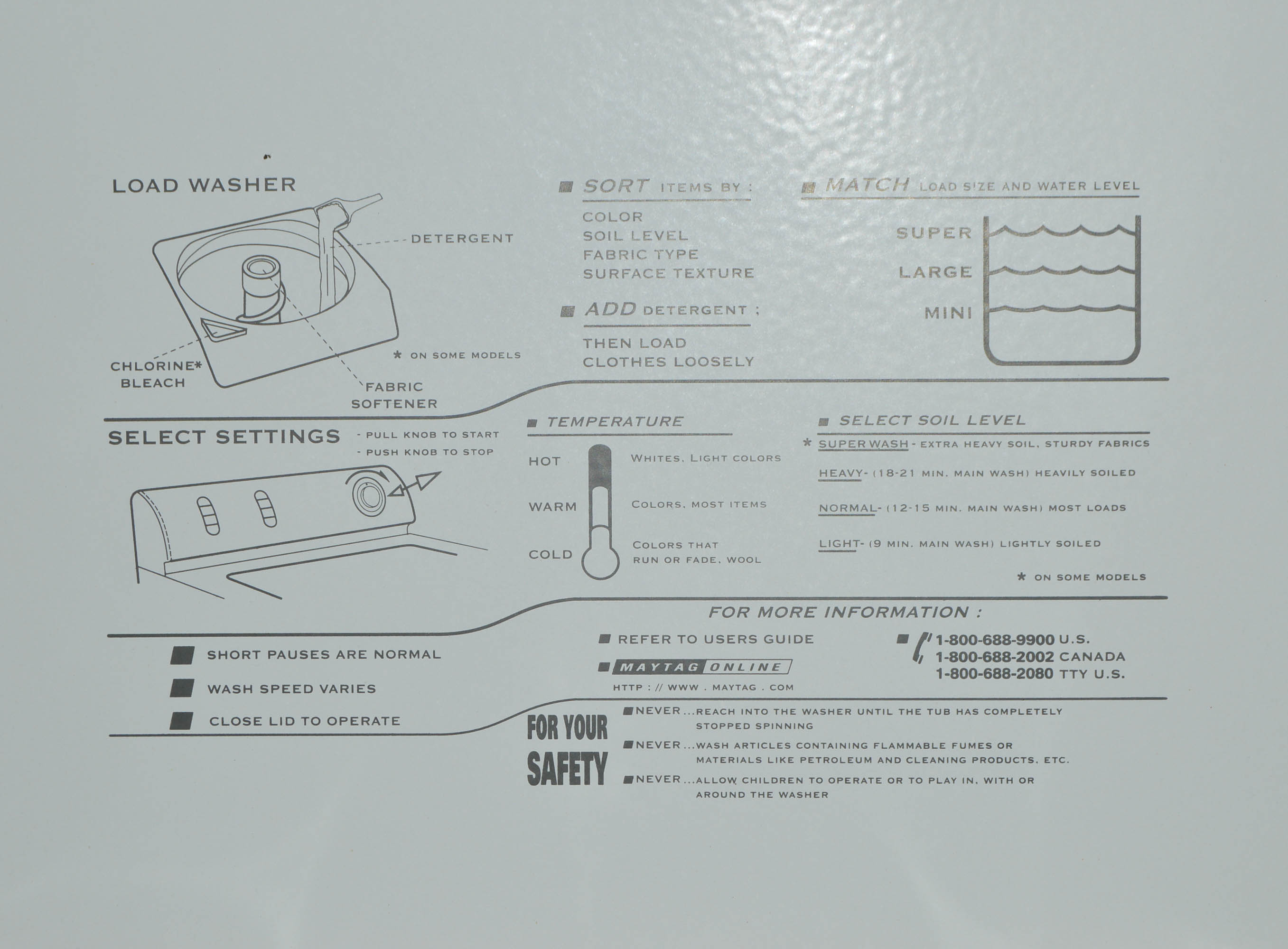 Maytag Ensignia Washing Machine