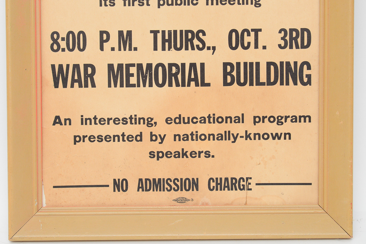 Vintage 'Alcoholics Anonymous' Sign