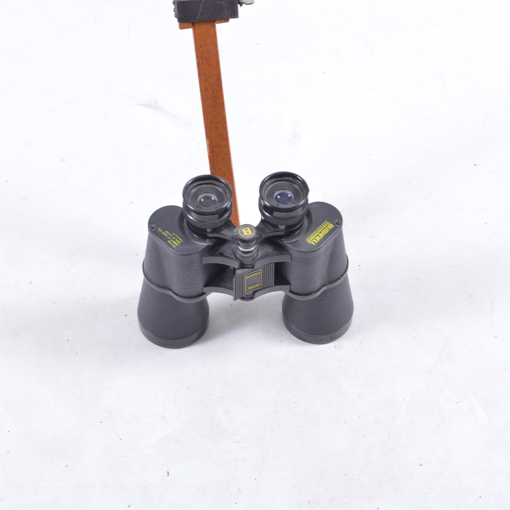 Vintage Kalimar Achromatic Telescope with Bushnell Binoculars