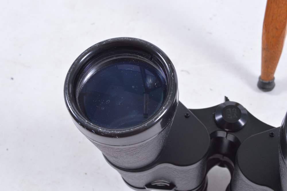 Vintage Kalimar Achromatic Telescope with Bushnell Binoculars