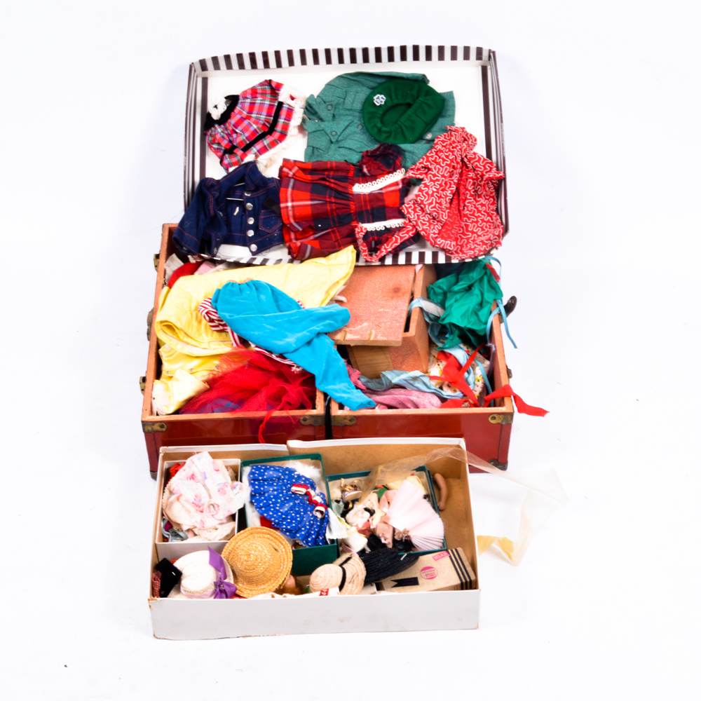 Collection of Vintage Doll Clothing