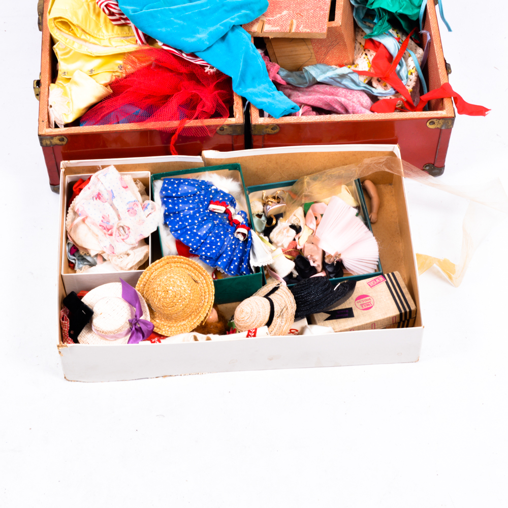 Collection of Vintage Doll Clothing