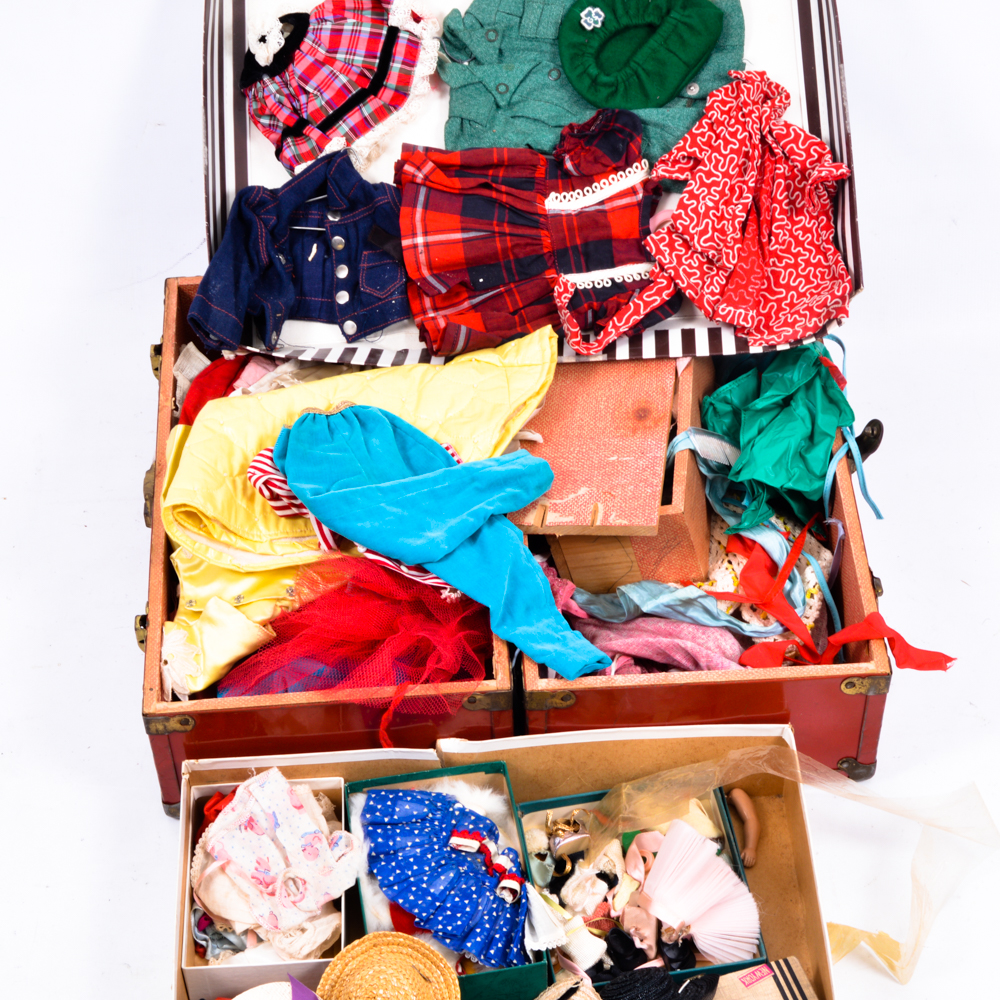 Collection of Vintage Doll Clothing