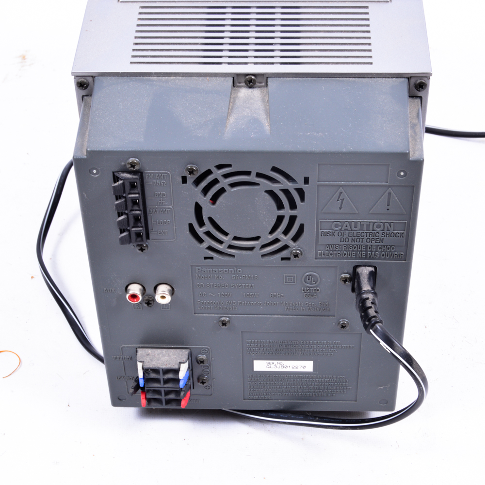 Panasonic CD Stereo System