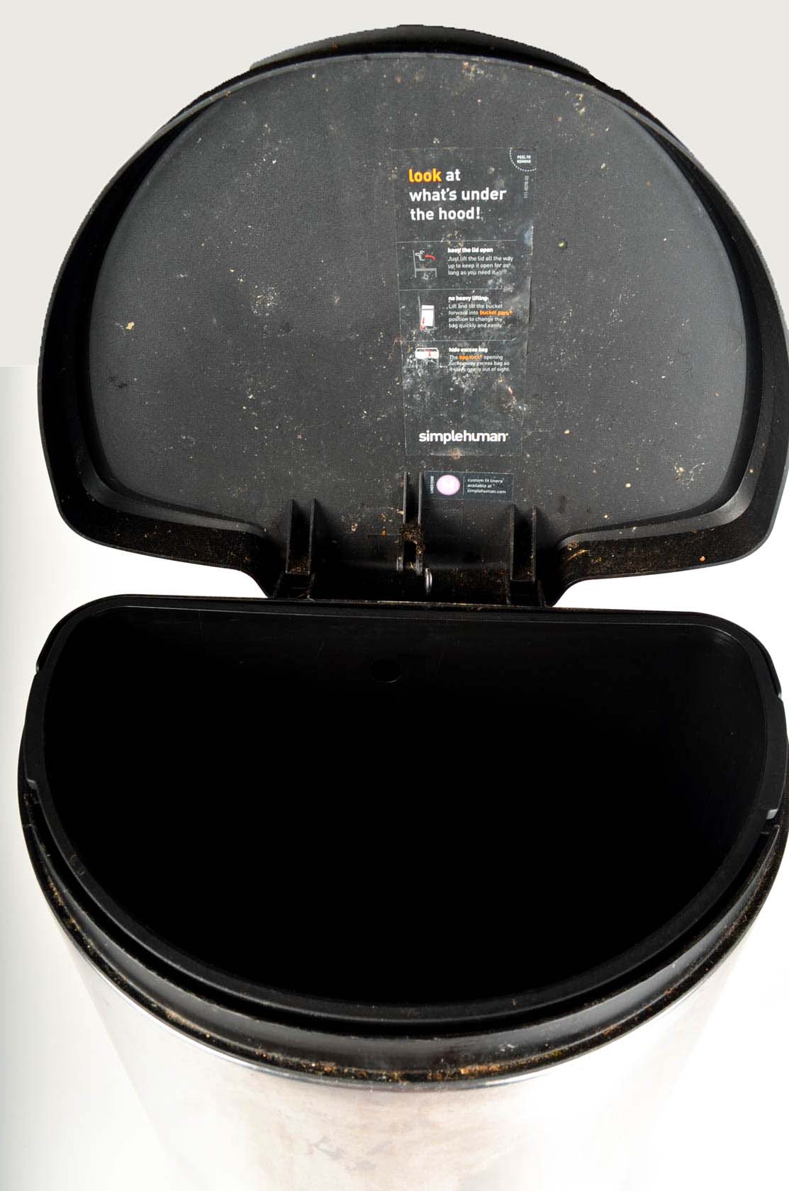 Simplehuman 40 Litre Semi-Round Step Can