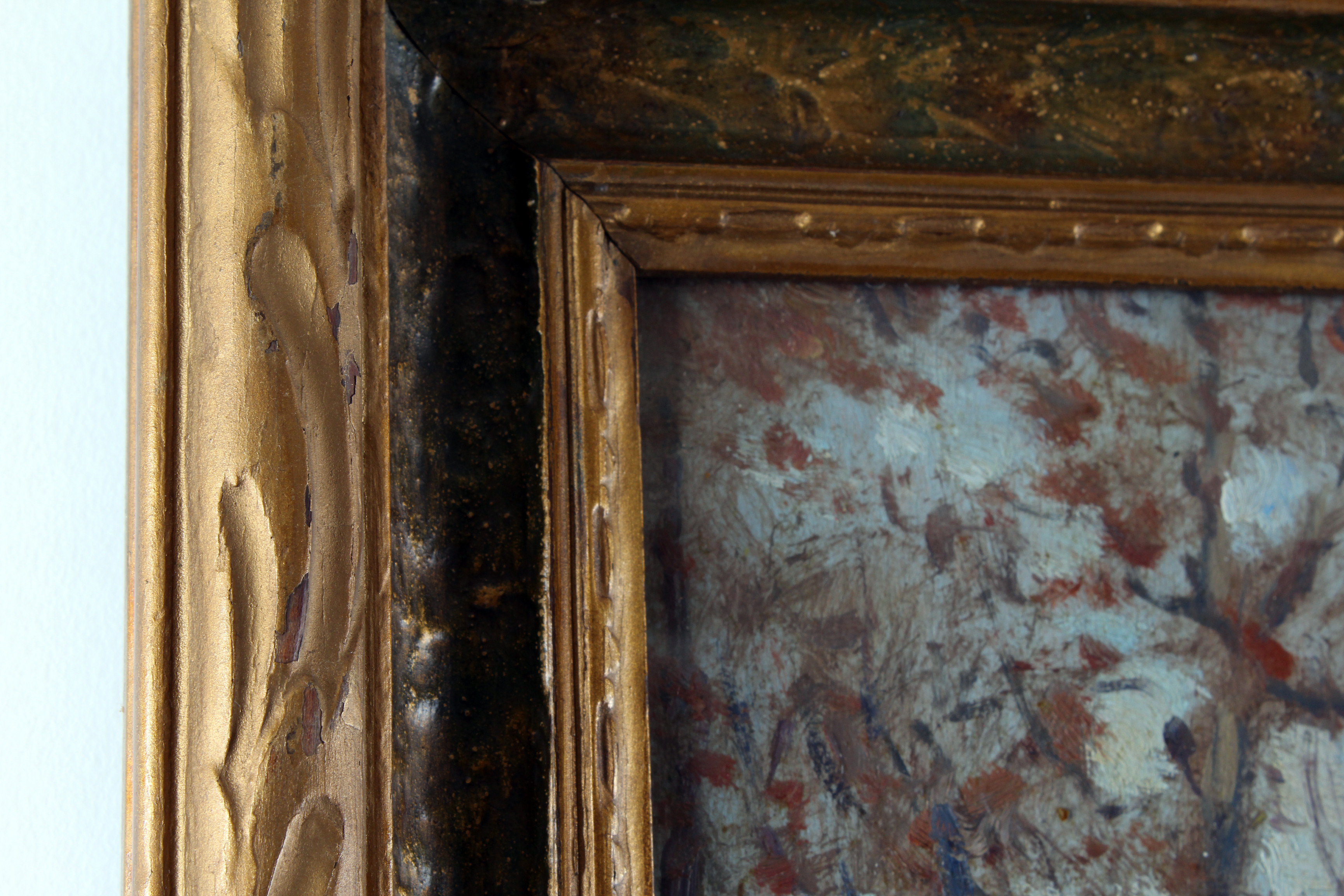 Charles Meurer Late 19th Century Pastoral Oil Painting