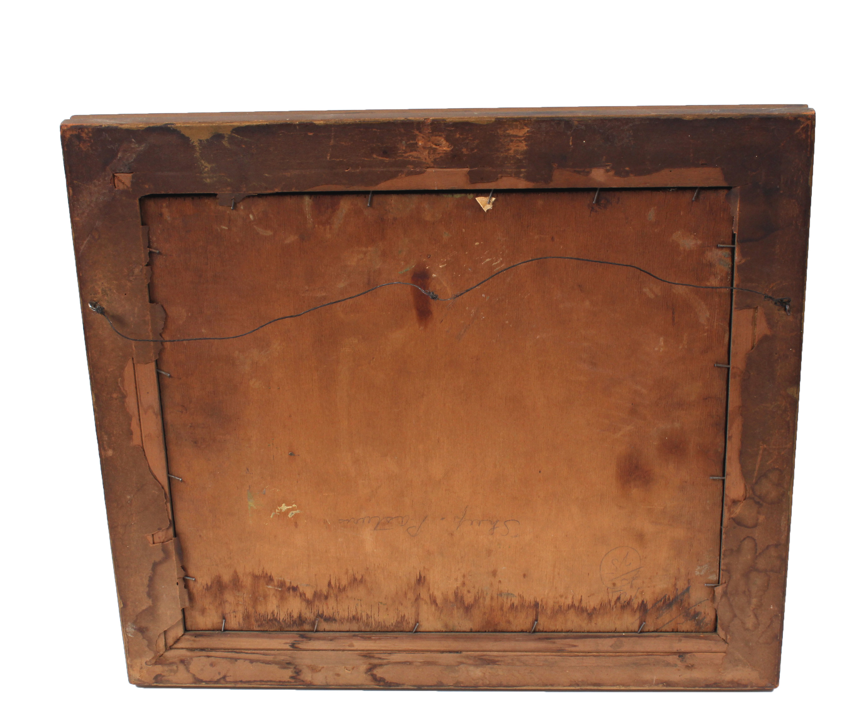 Charles Meurer Late 19th Century Pastoral Oil Painting