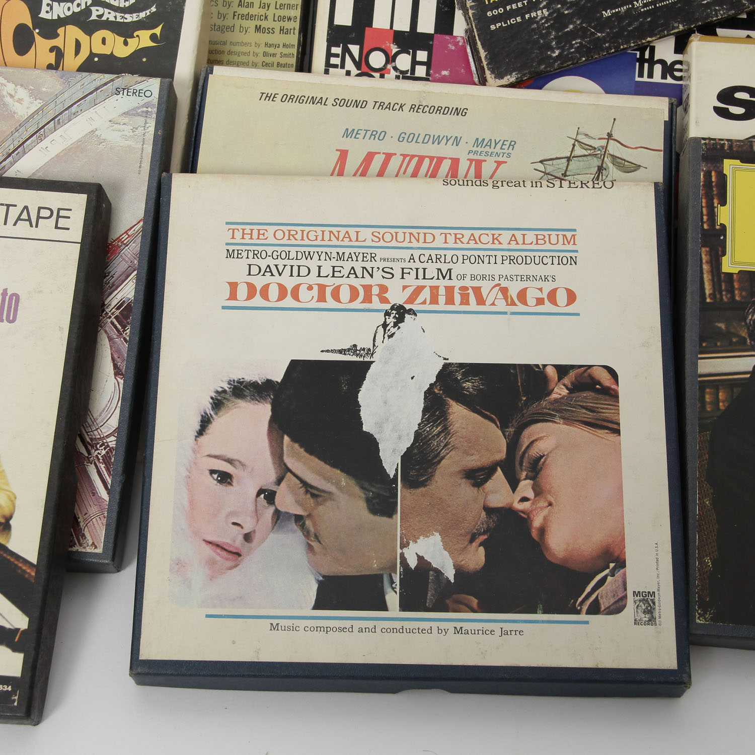 Assortment of 7" Reel Recording Tape from 1950-1970's