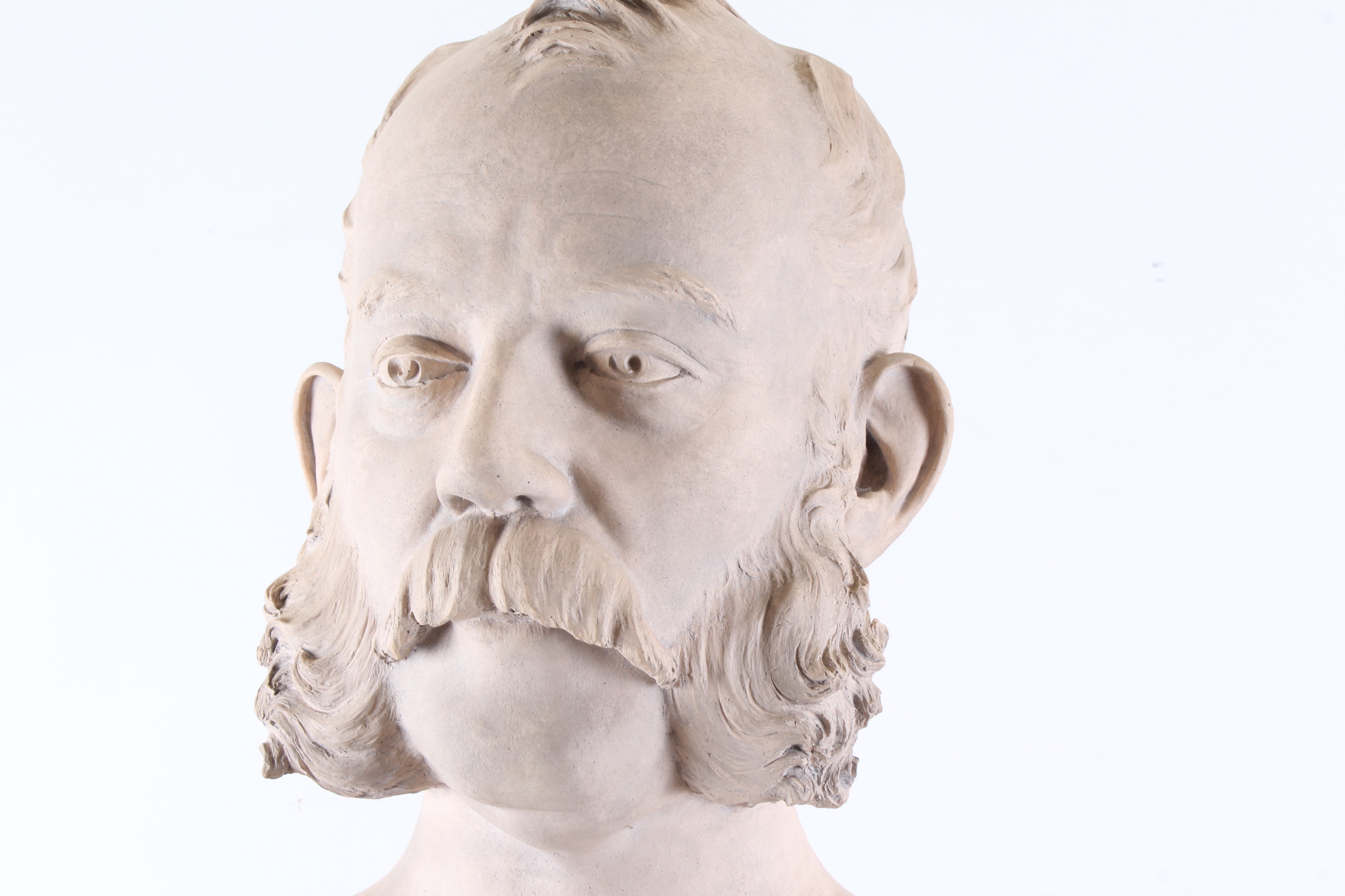 Herbert Barbee Plaster Bust of James W. McLaughlin