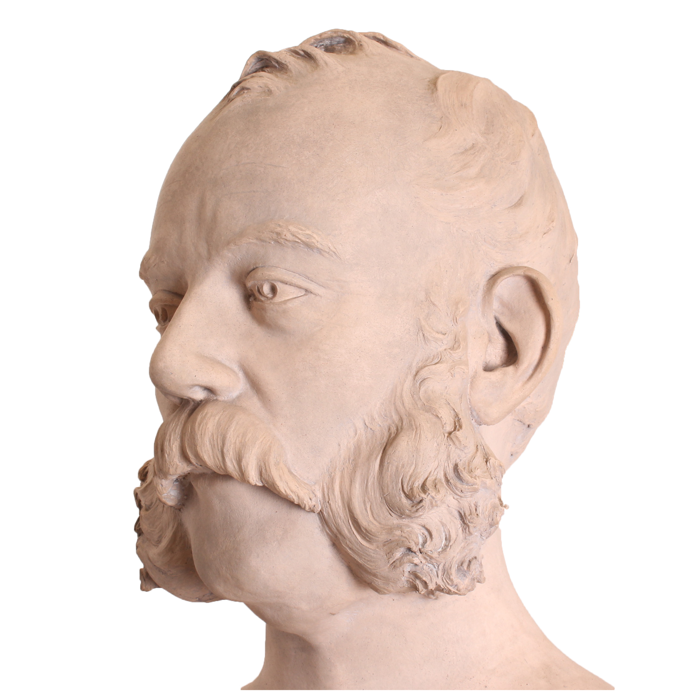 Herbert Barbee Plaster Bust of James W. McLaughlin