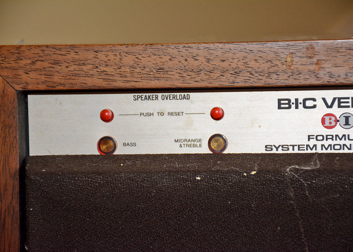 BIC Venturi Formula 5 System Monitor Series Speakers