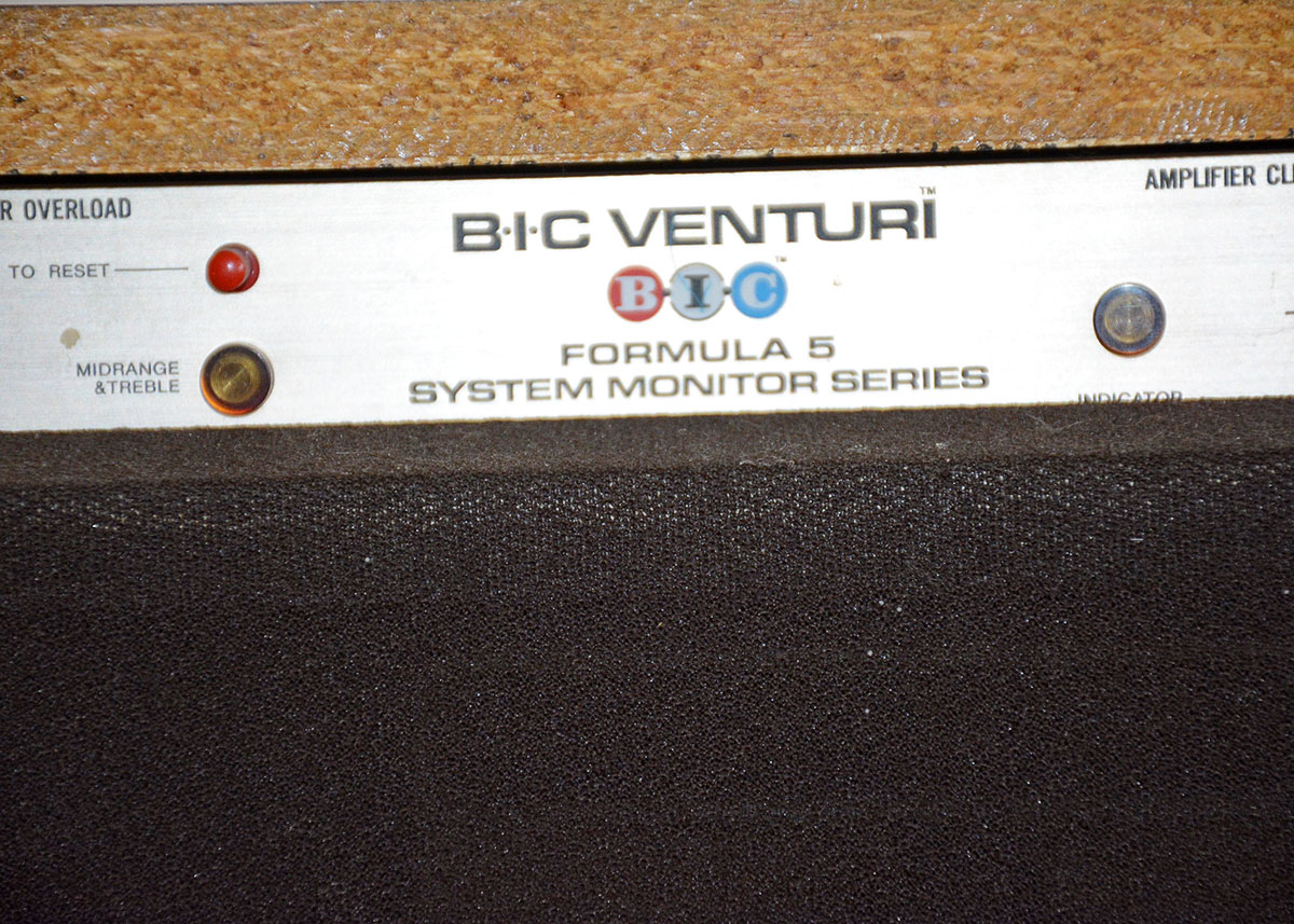 BIC Venturi Formula 5 System Monitor Series Speakers