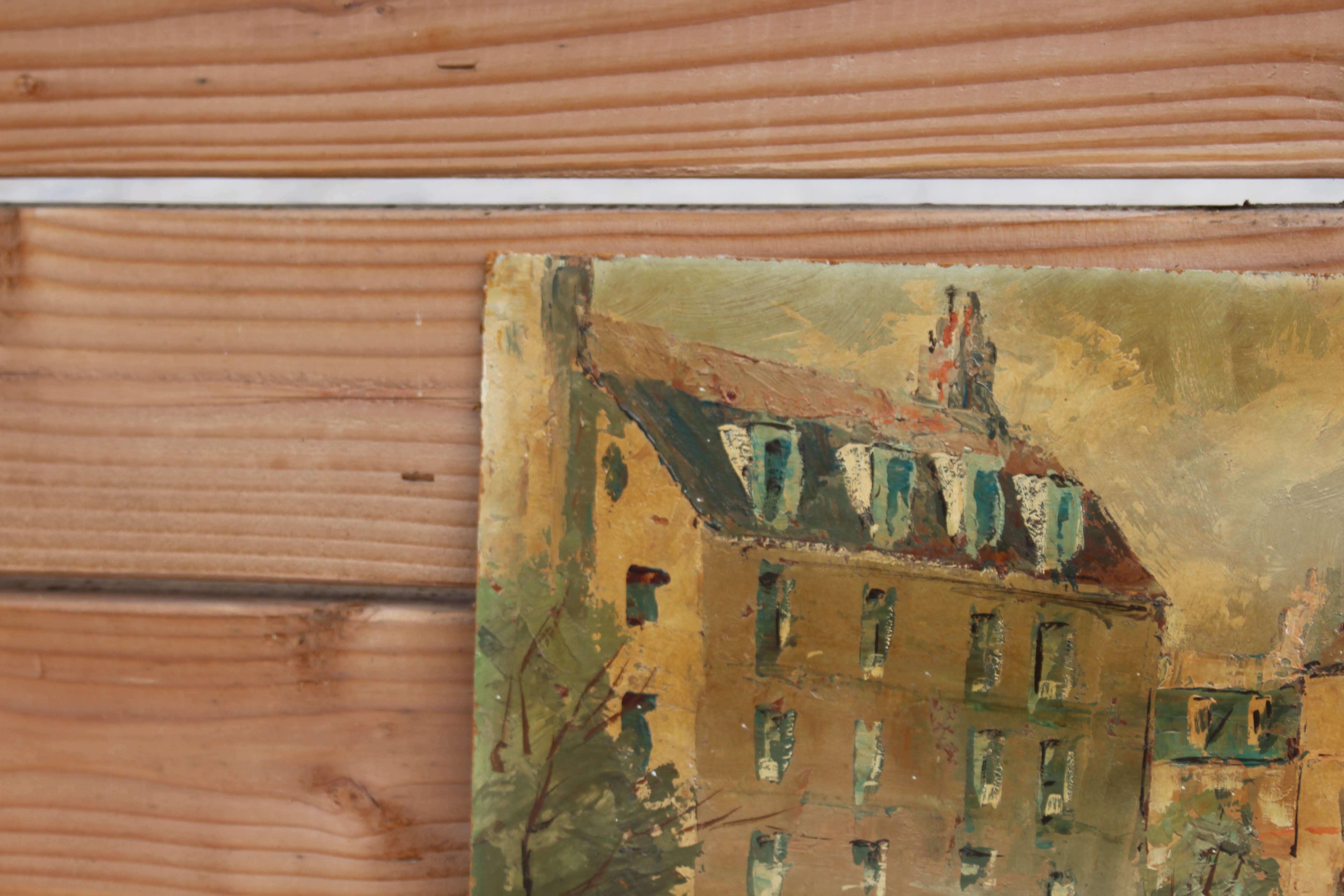 Charles D. Hall Oil Painting of Paris