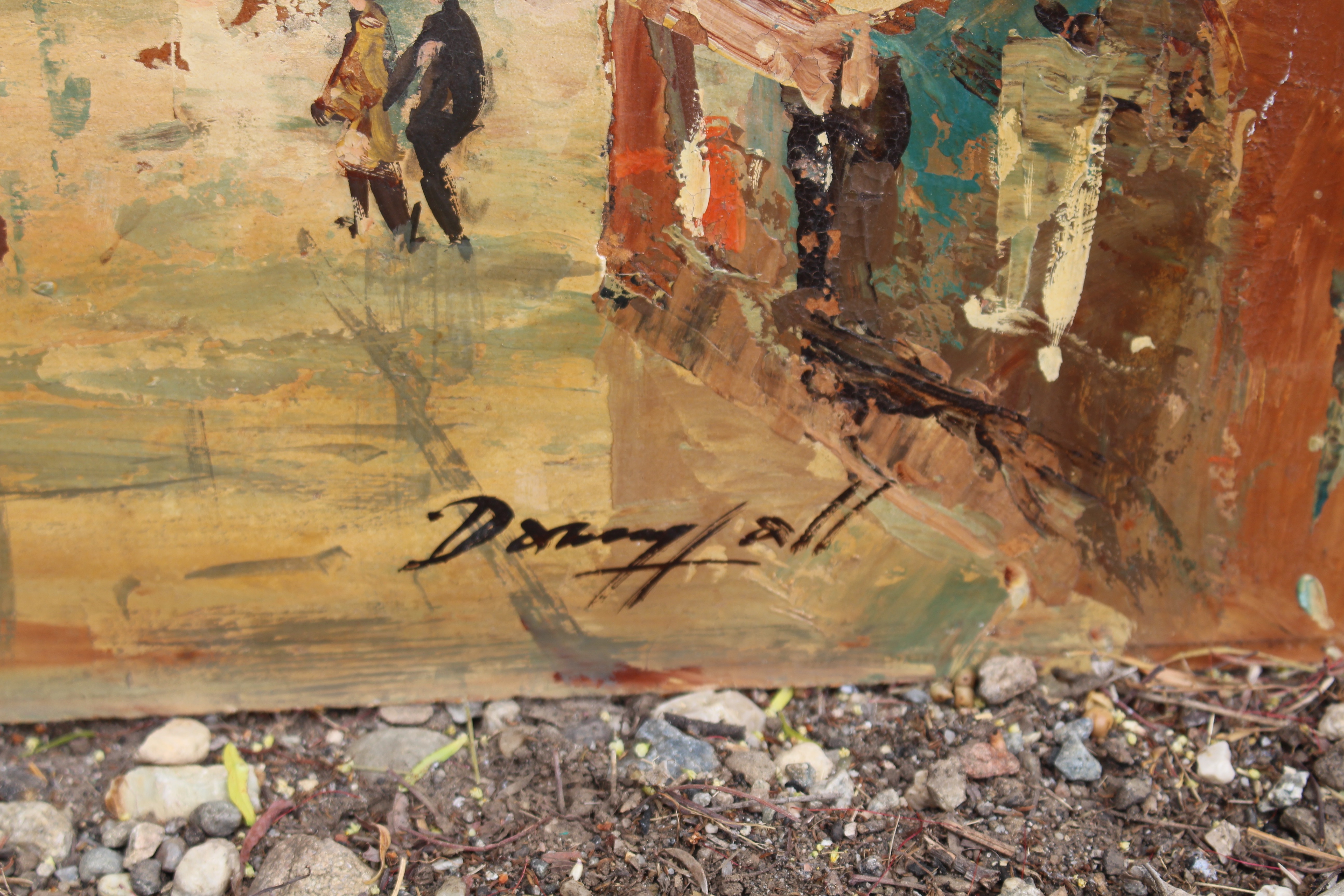 Charles D. Hall Oil Painting of Paris