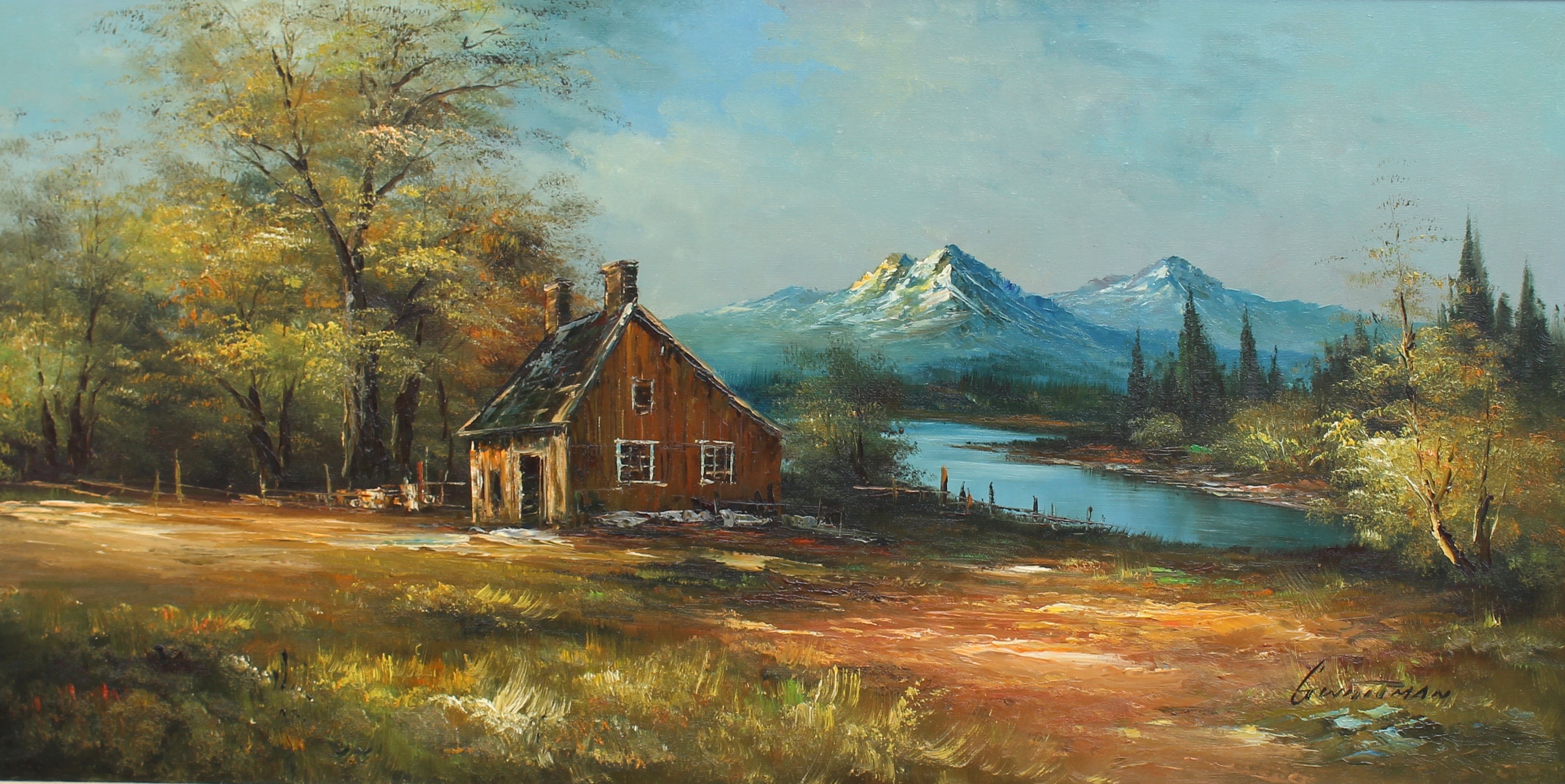 Lakehouse Landscape by George Whitman