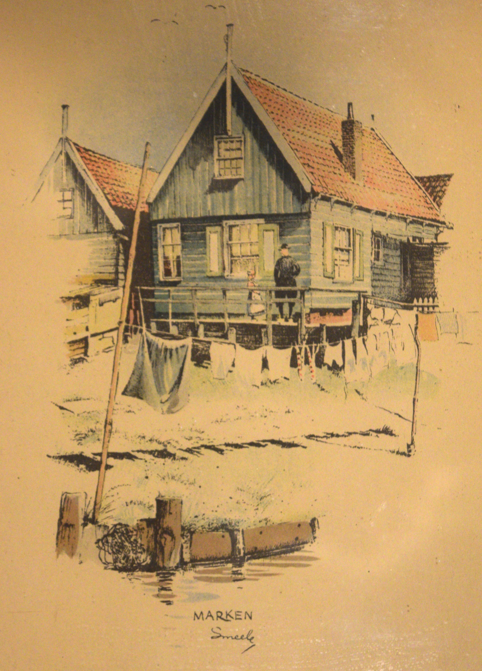 Vintage Lithographs of The Netherlands