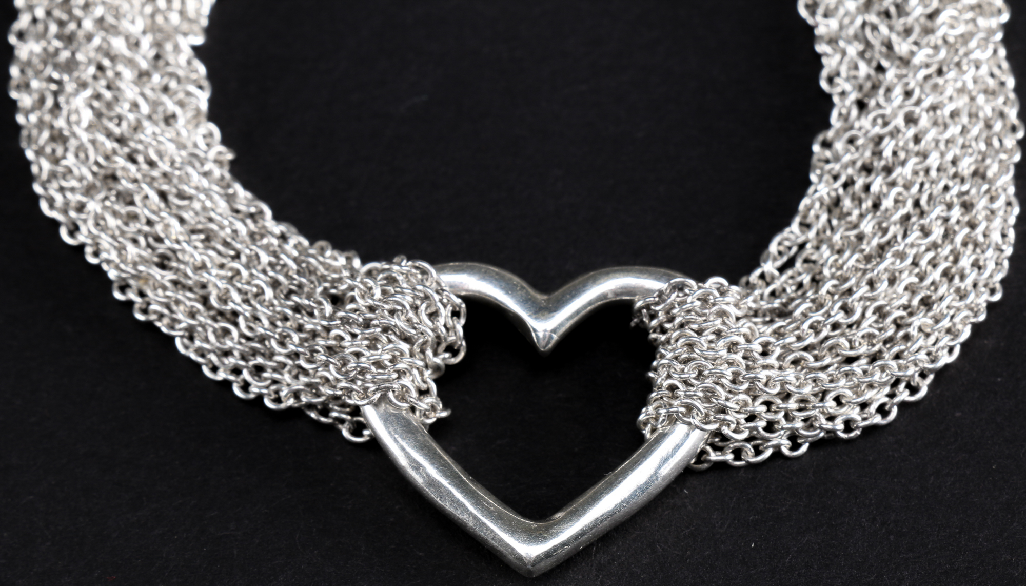 Tiffany & Co. Sterling Silver Heart Bracelet