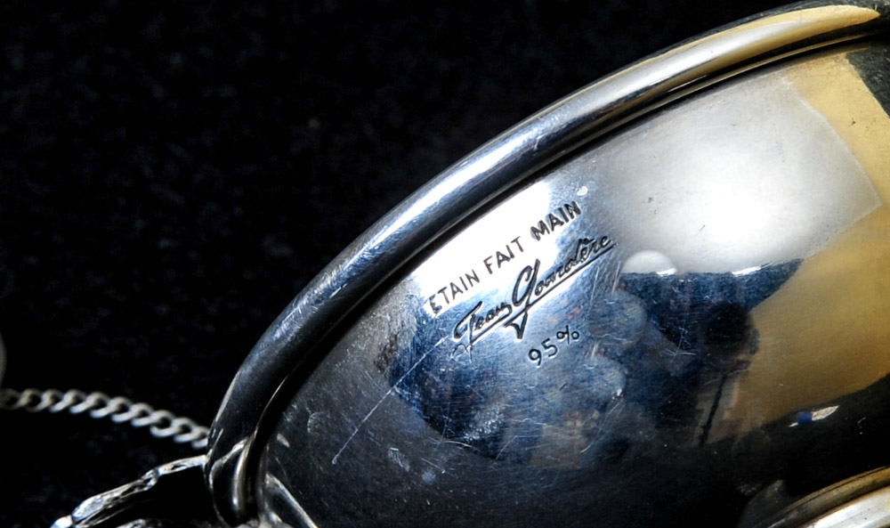 Jean Goardere Pewter Wine Funnel