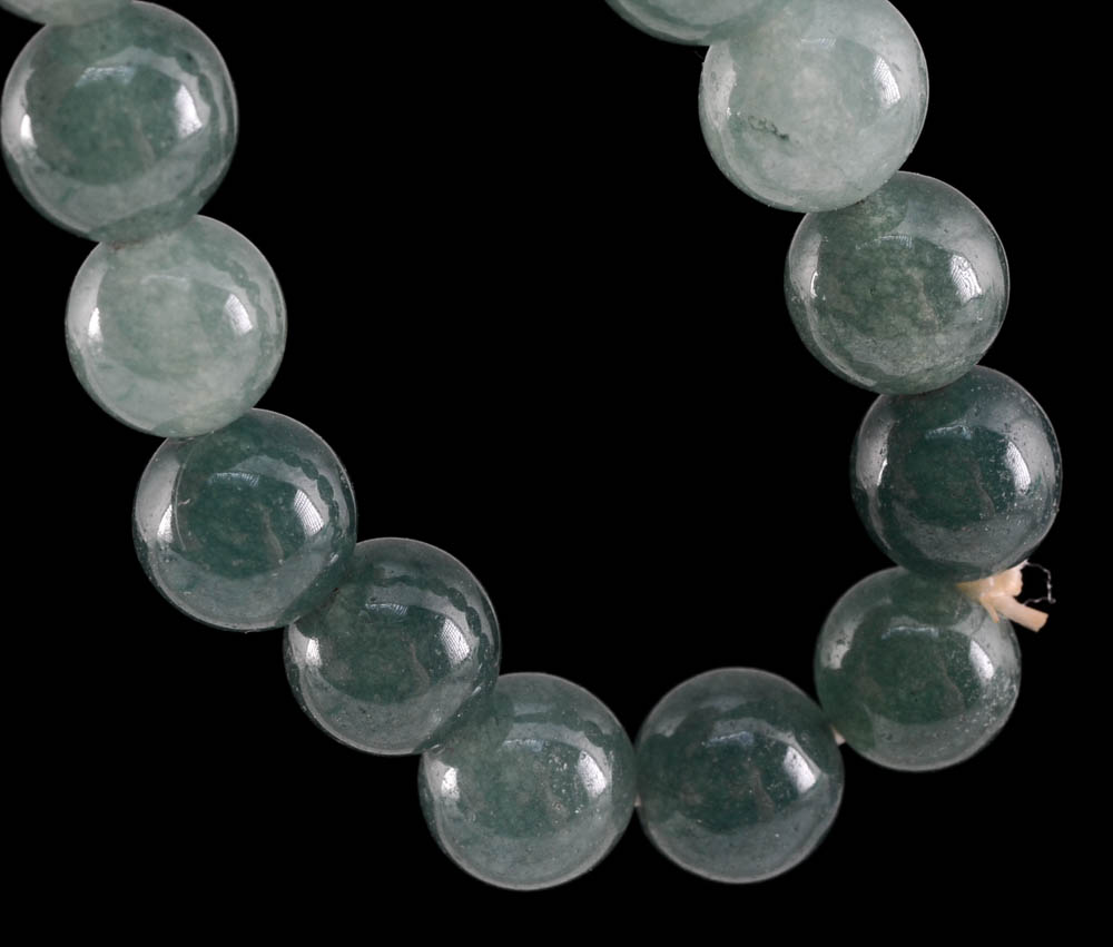 Three Polished Stone Stretch Bracelets