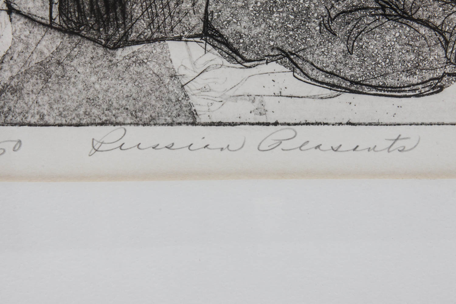 Limited Edition Aquatint Etching by Yvonne Burk