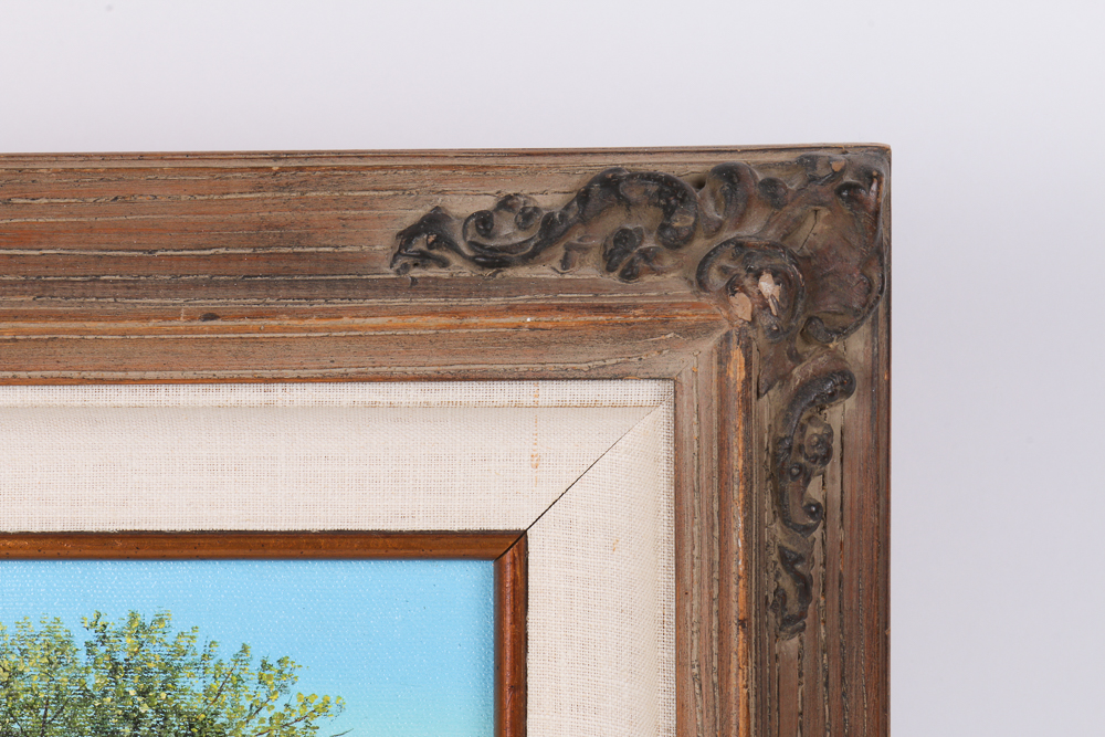 Vintage Oil on Canvas Landscape