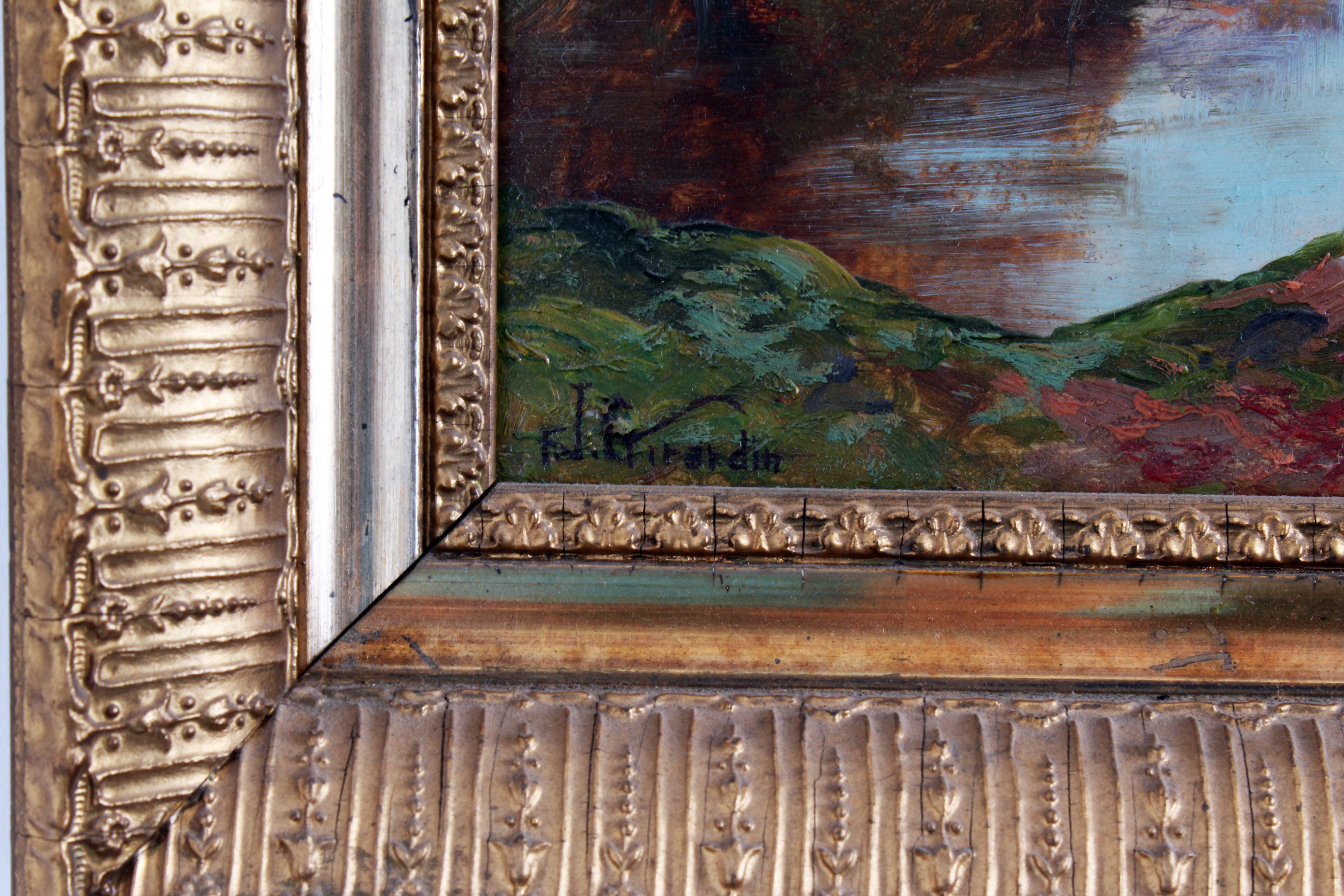 F.J. Girardin Early 20th Century Oil Painting