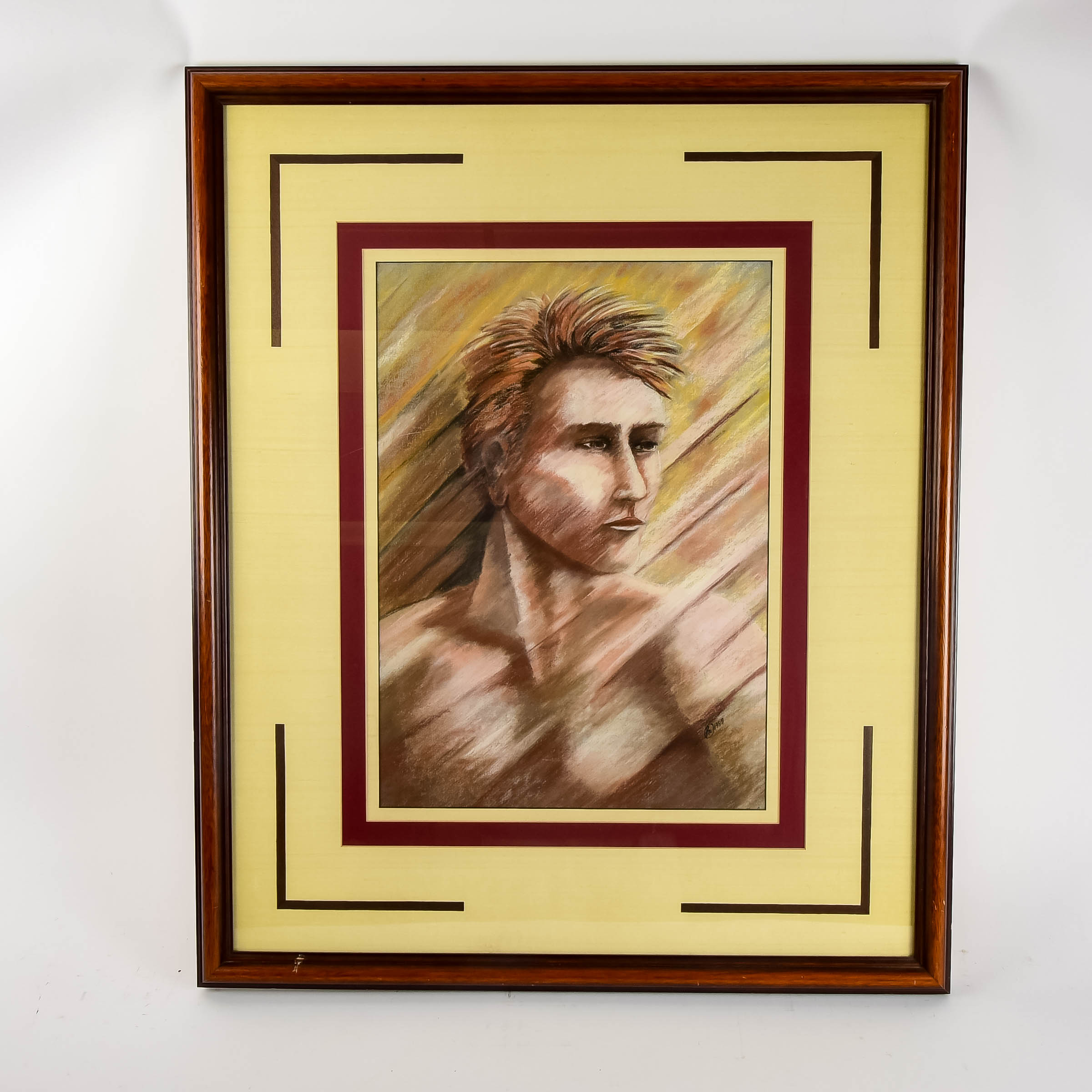 Vintage Pastel Portrait