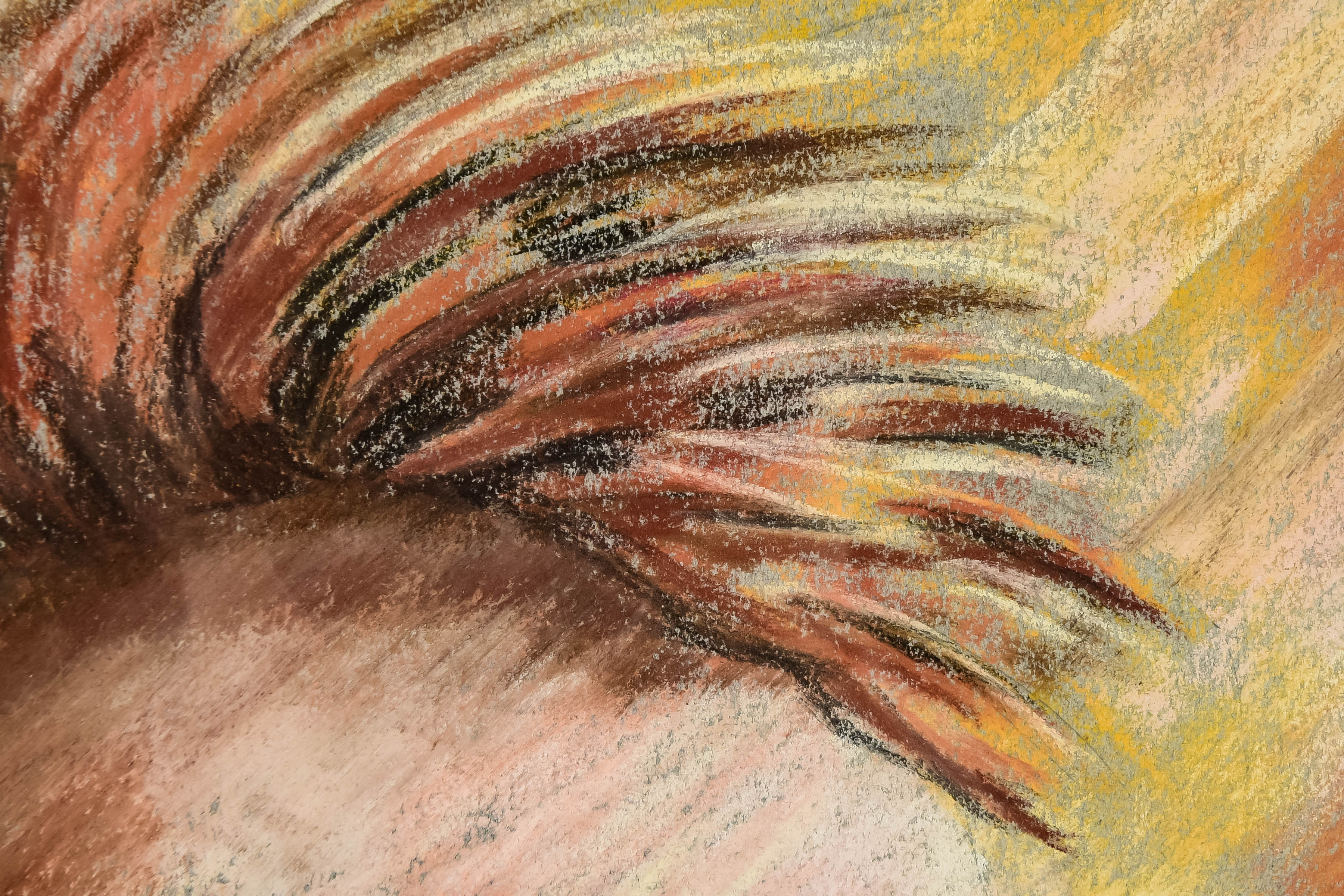 Vintage Pastel Portrait