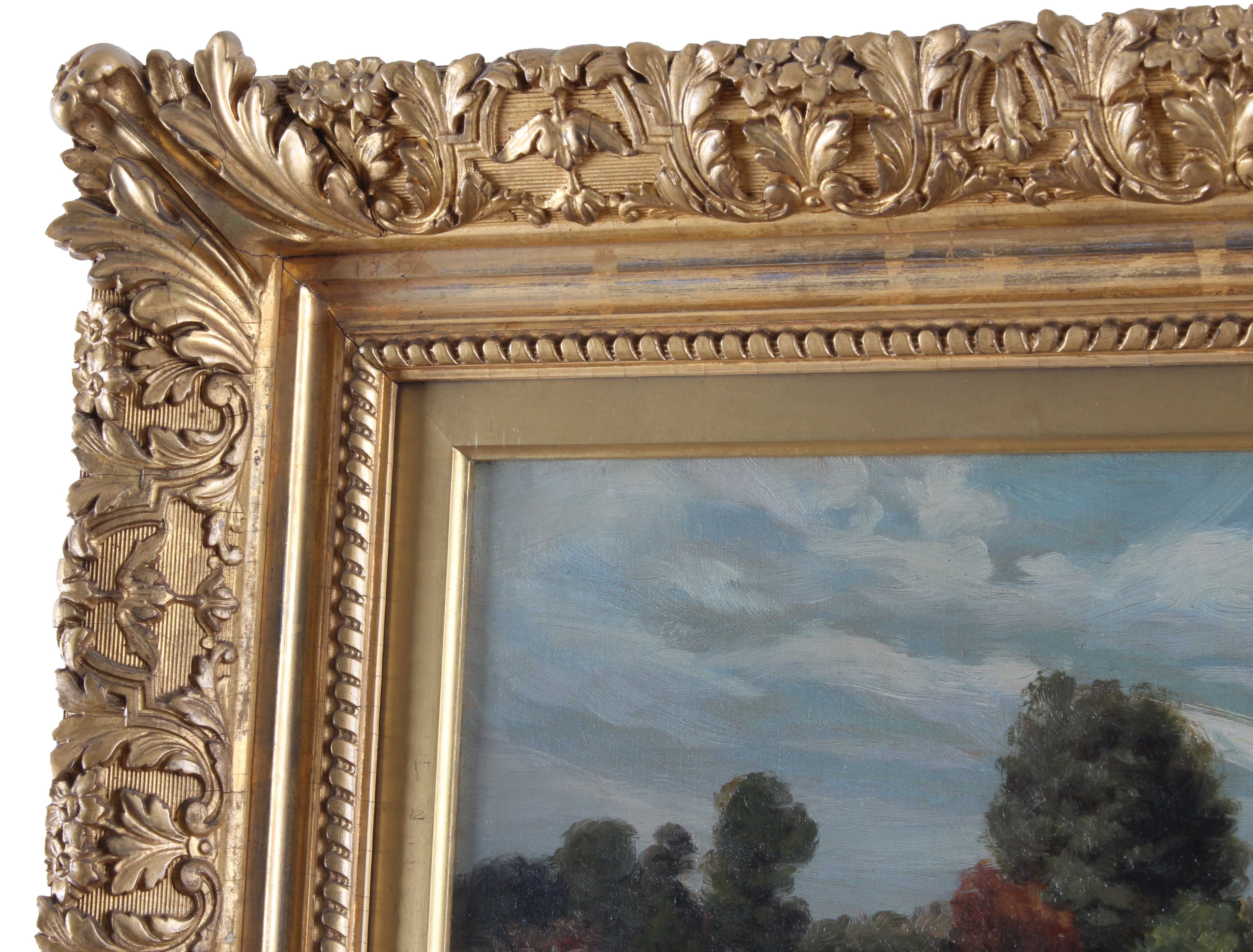 Ben Foster 20th Century Oil on Canvas "Western Landscape"