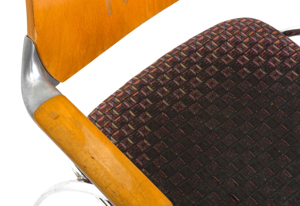 Set of Four Mid-Century Modern Thonet Arm Chairs