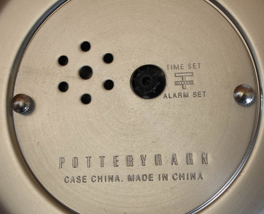 Shelton Alarm Clock from Pottery Barn