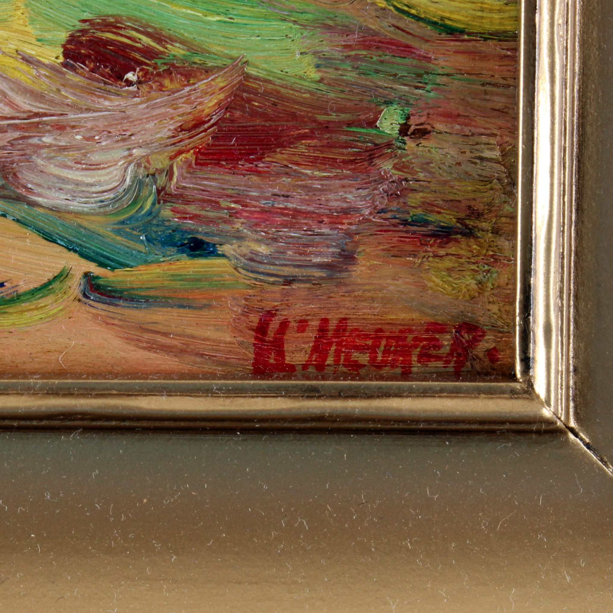 Unique Charles Meurer Late 19th Century Painting