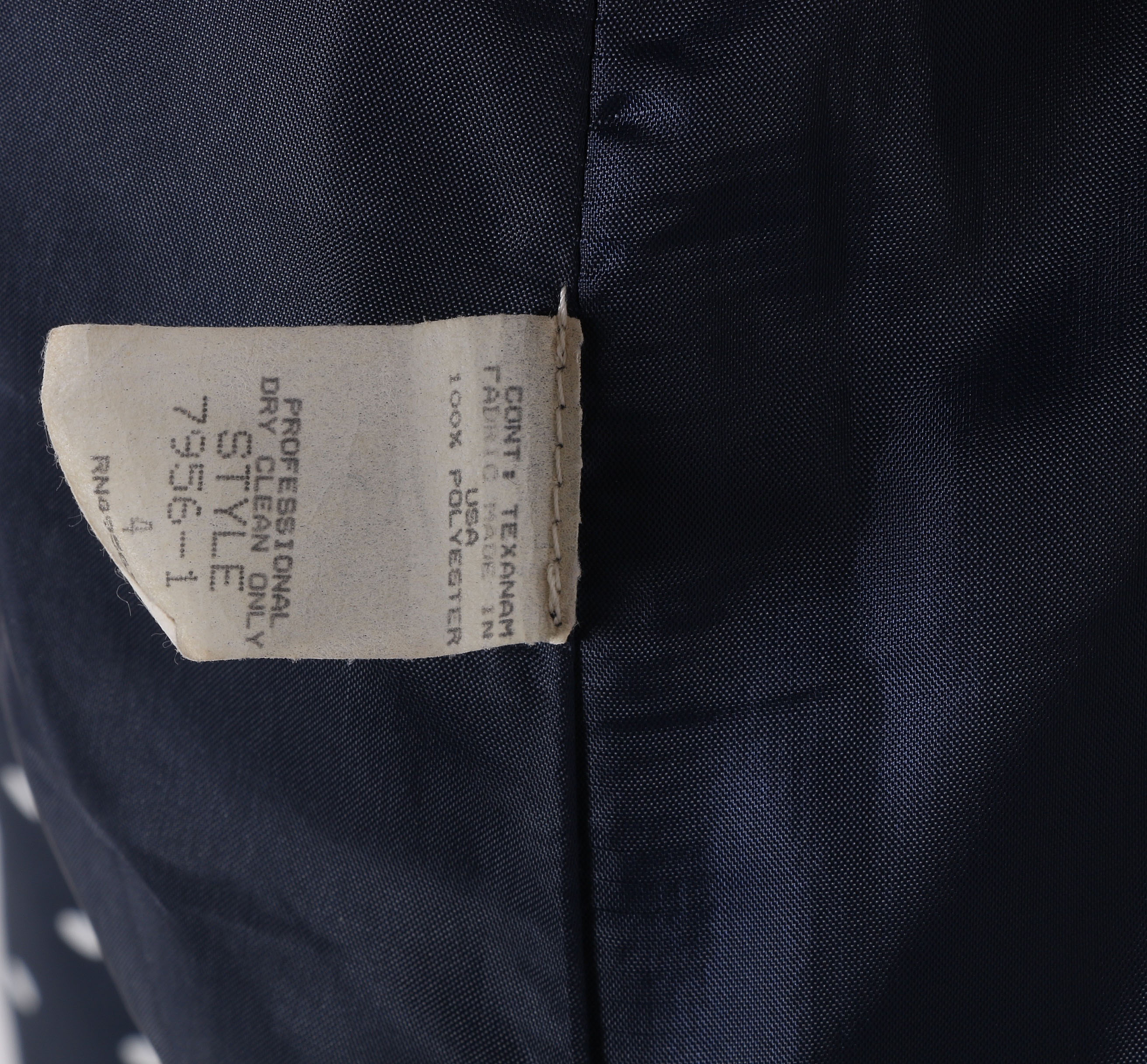 Victor Costa Strapless Polka Dot Bow Dress