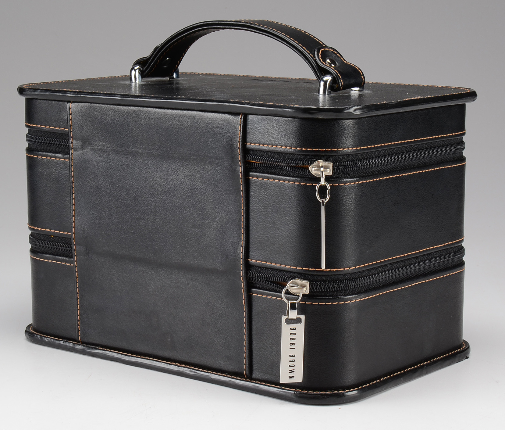 Black Leather Bobbi Brown Makeup Case