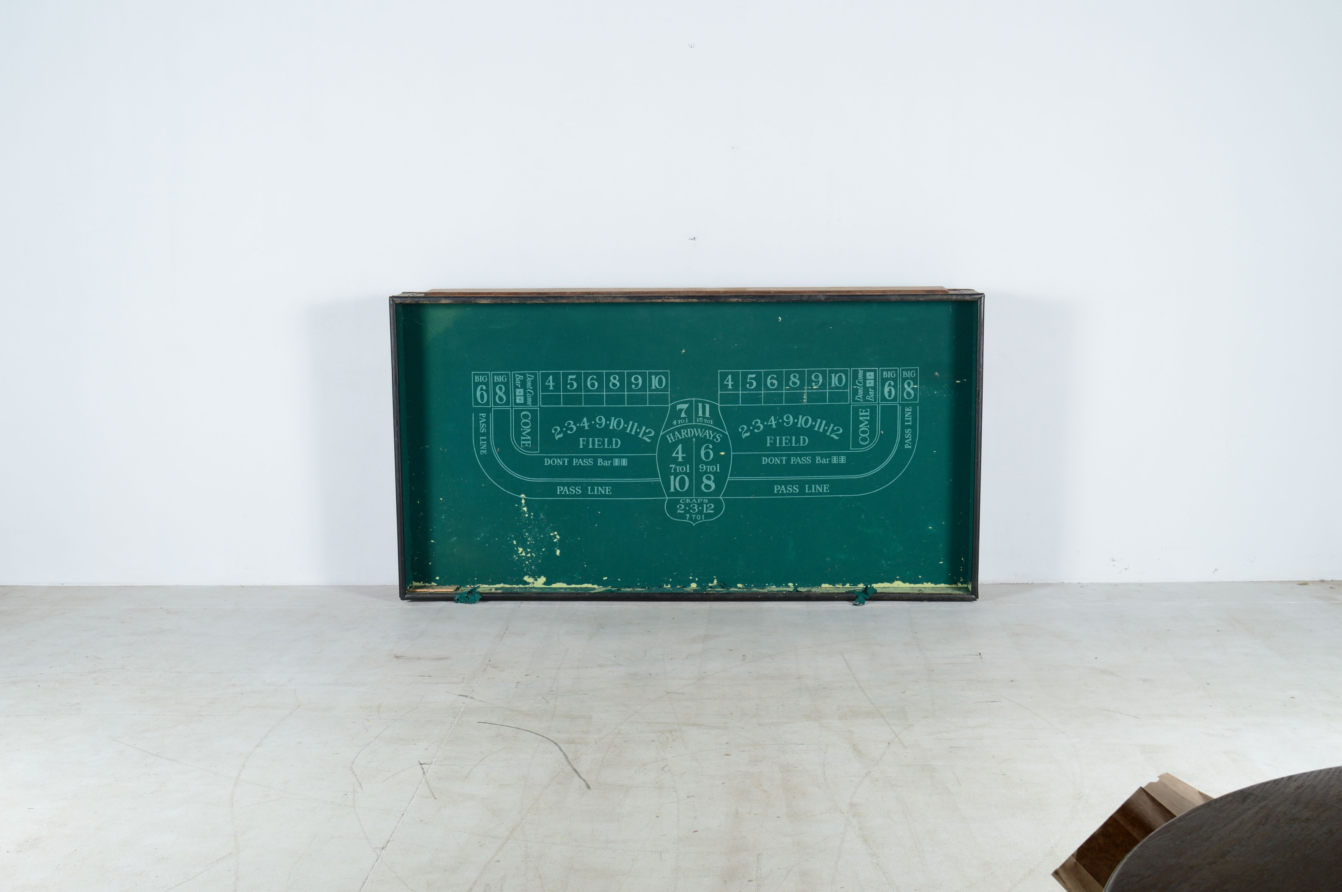 Vintage Craps Table Top