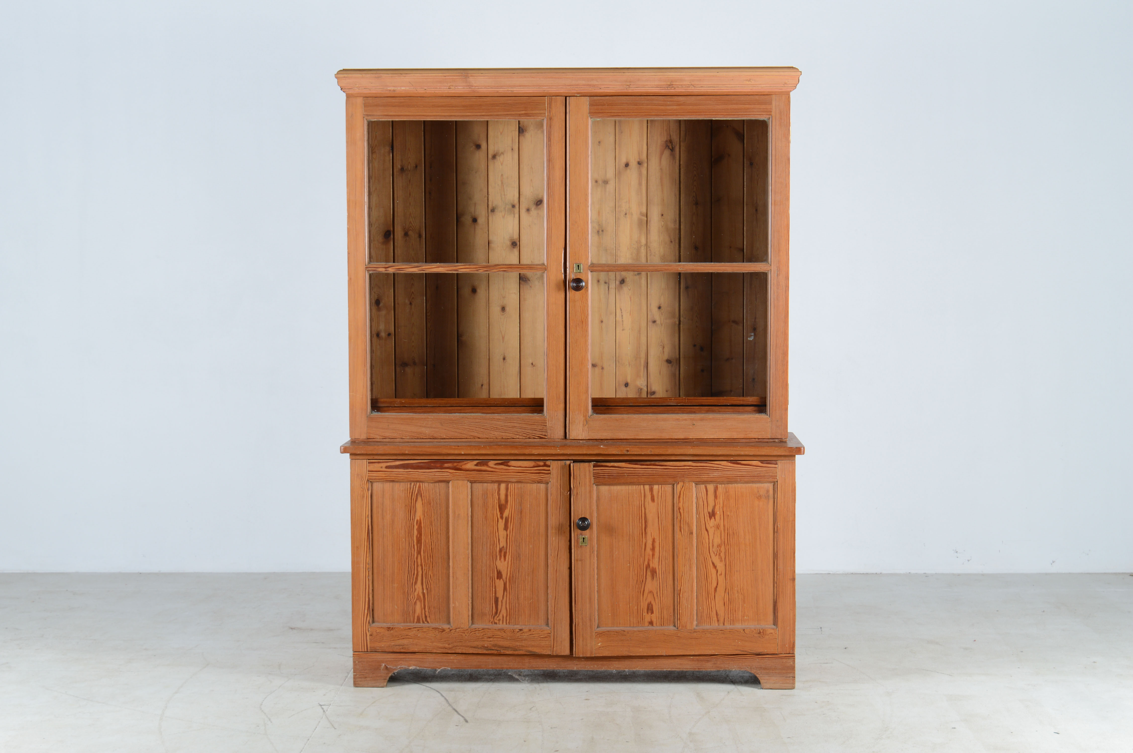 Vintage Pine Country Buffet Cupboard