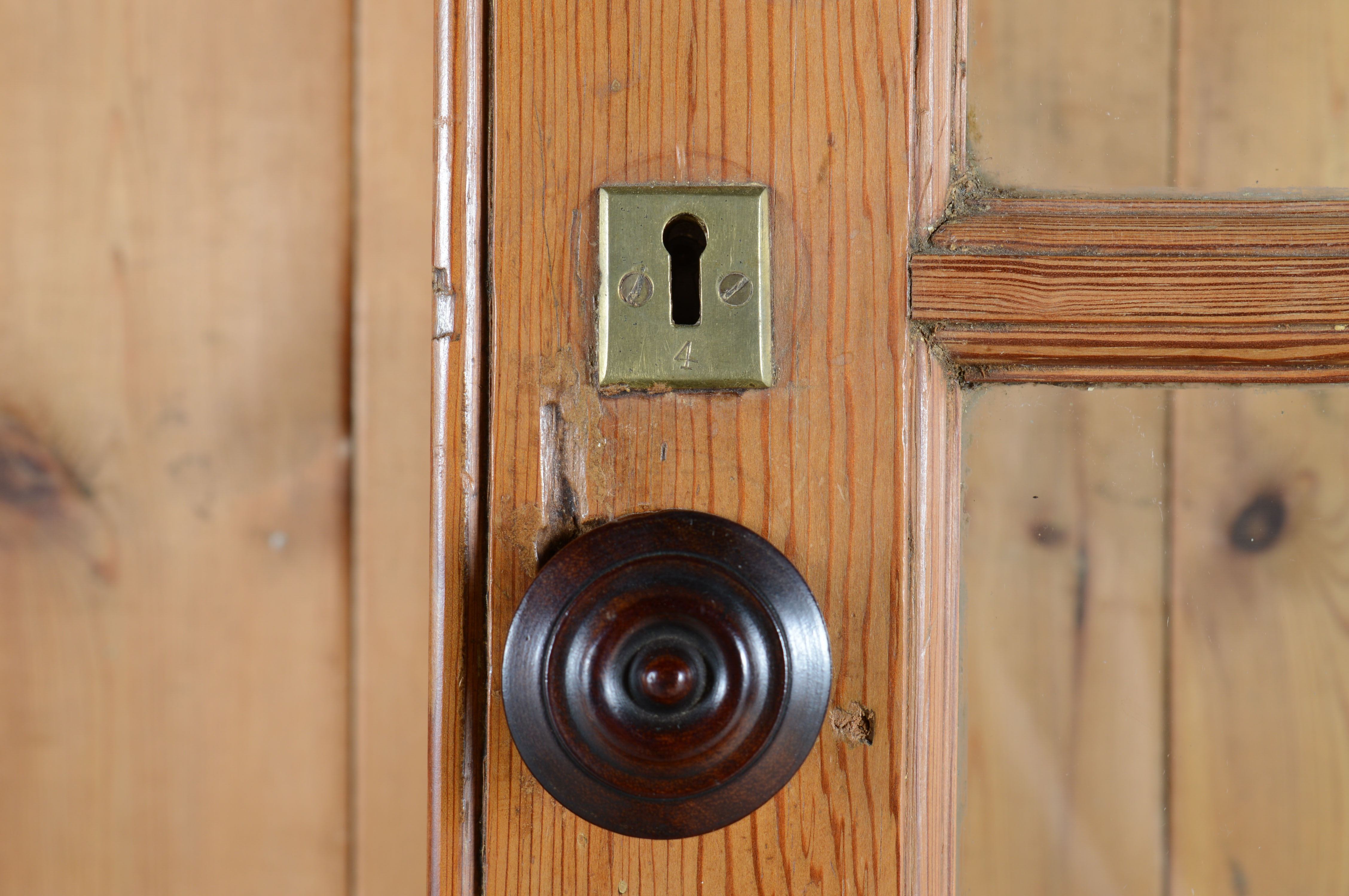 Vintage Pine Country Buffet Cupboard