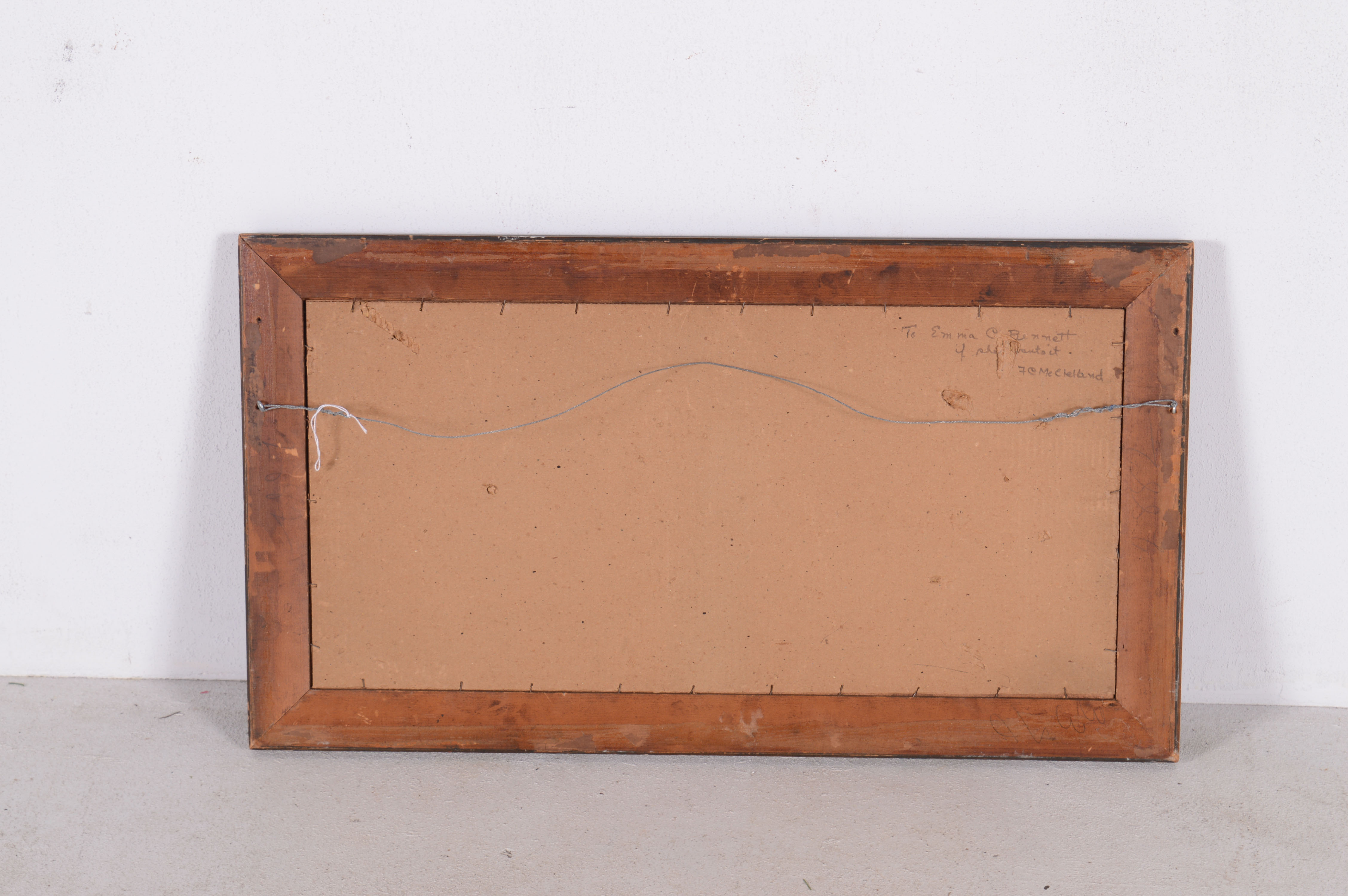 Vintage Chromolithograph River Scene