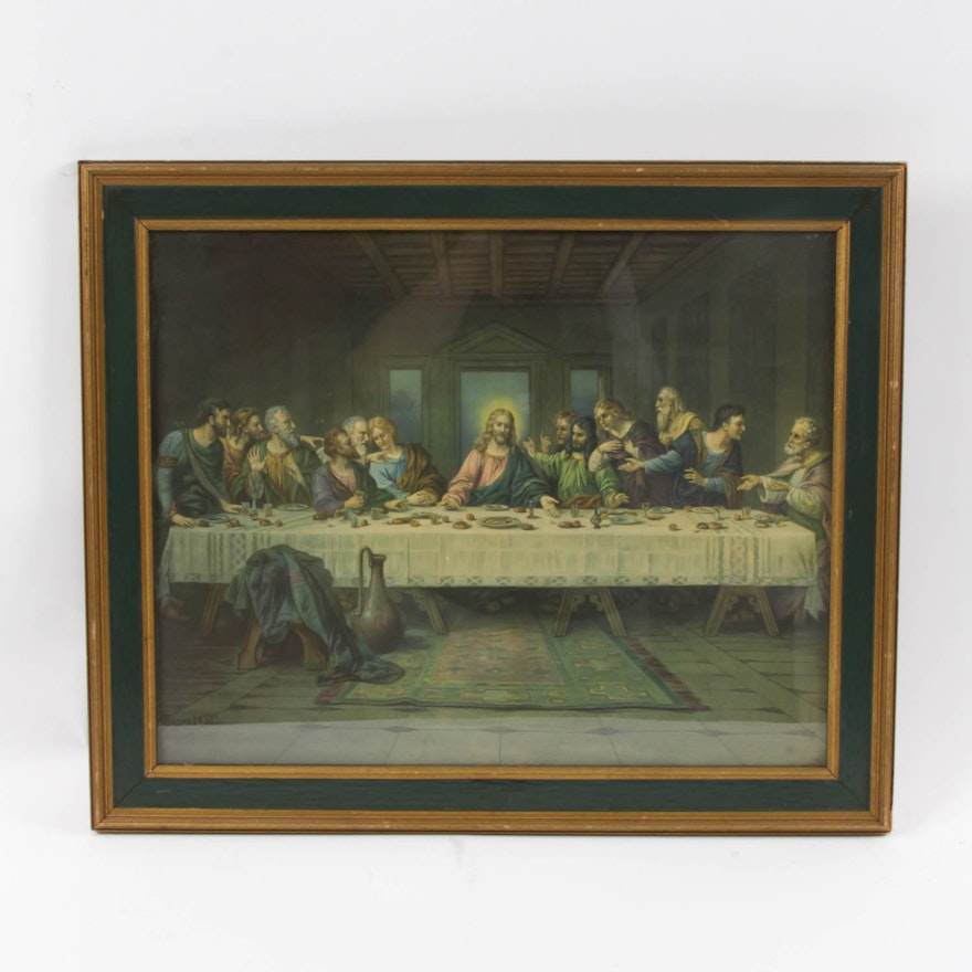 Print of "The Last Supper" by Brunozetti