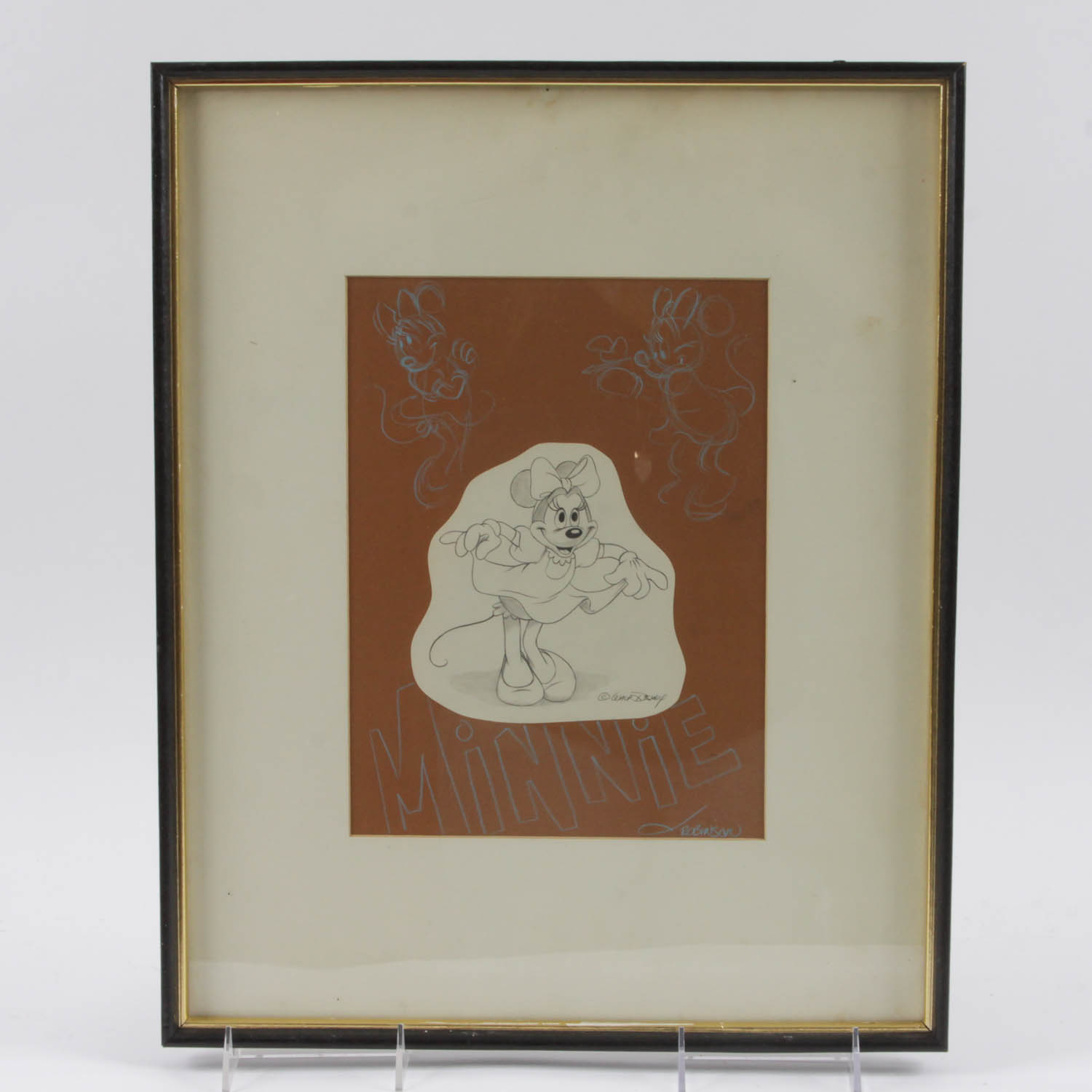 Minnie Mouse Mixed Media Collage