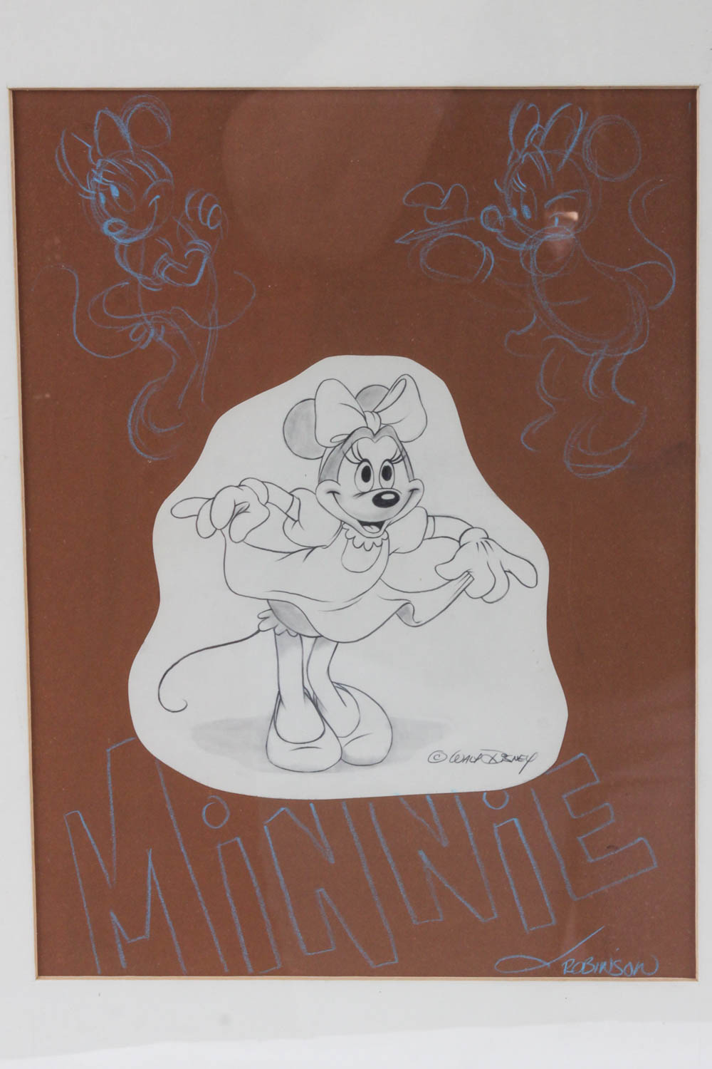 Minnie Mouse Mixed Media Collage