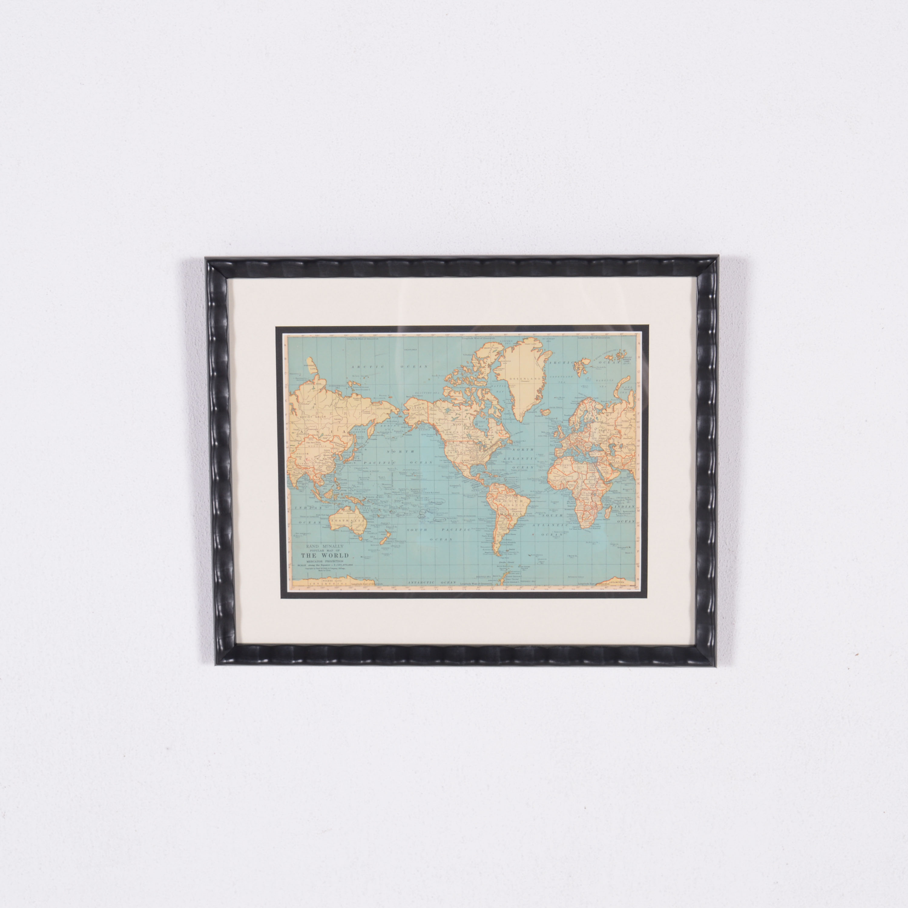 Vintage World Map from 1923