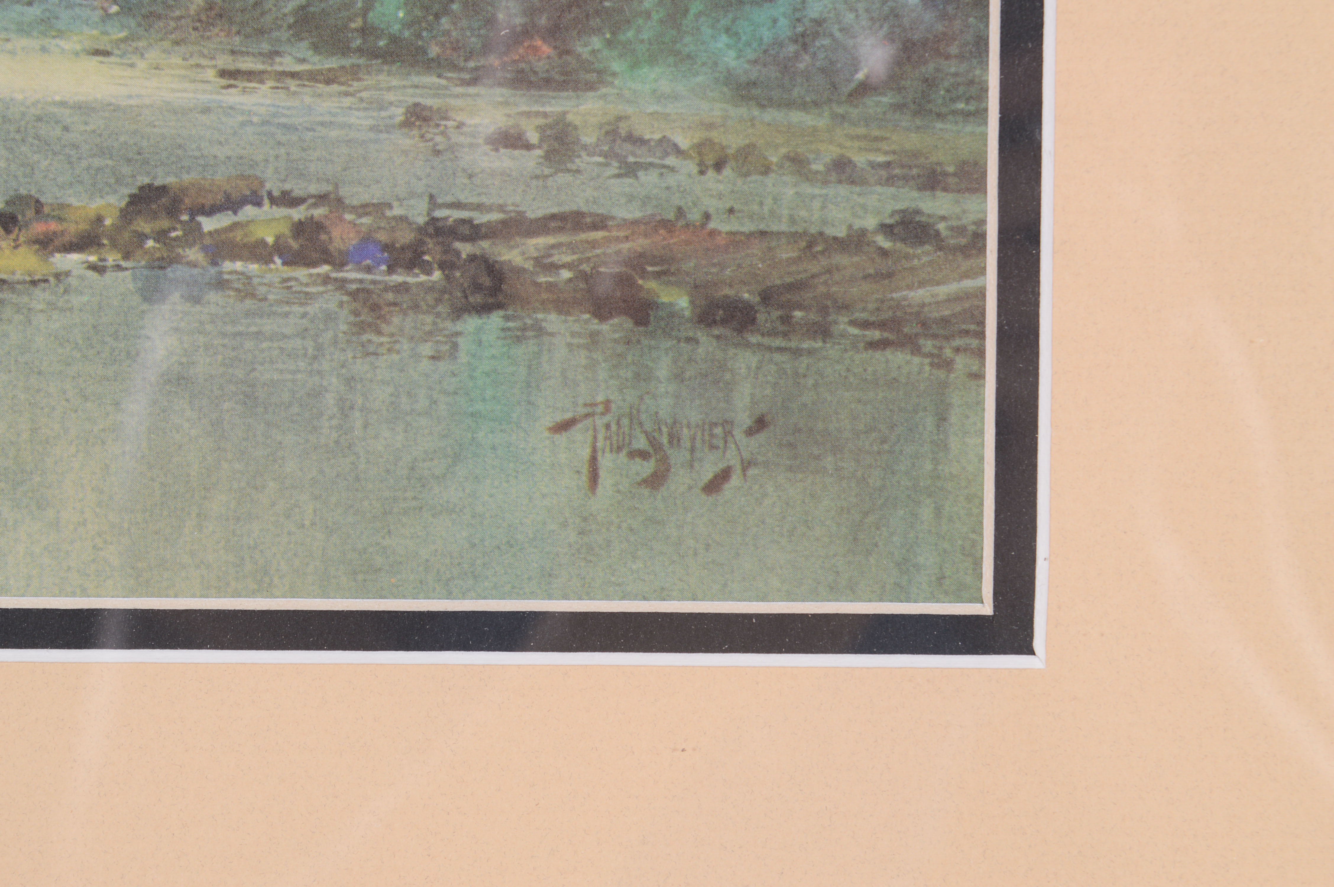 "River Loggins" Print After Paul Sawyier