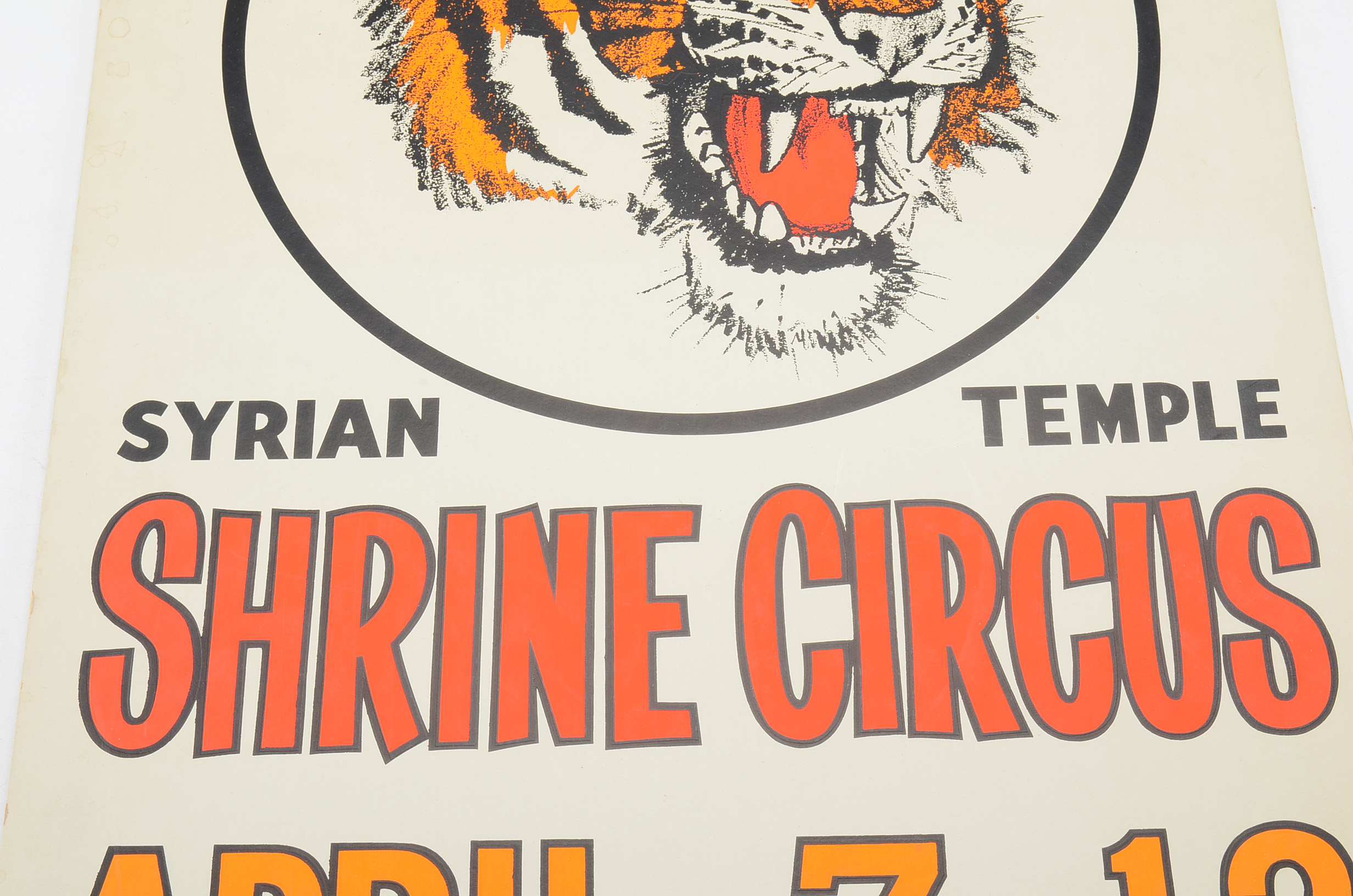 Cincinnati Gardens Shrine Circus Poster